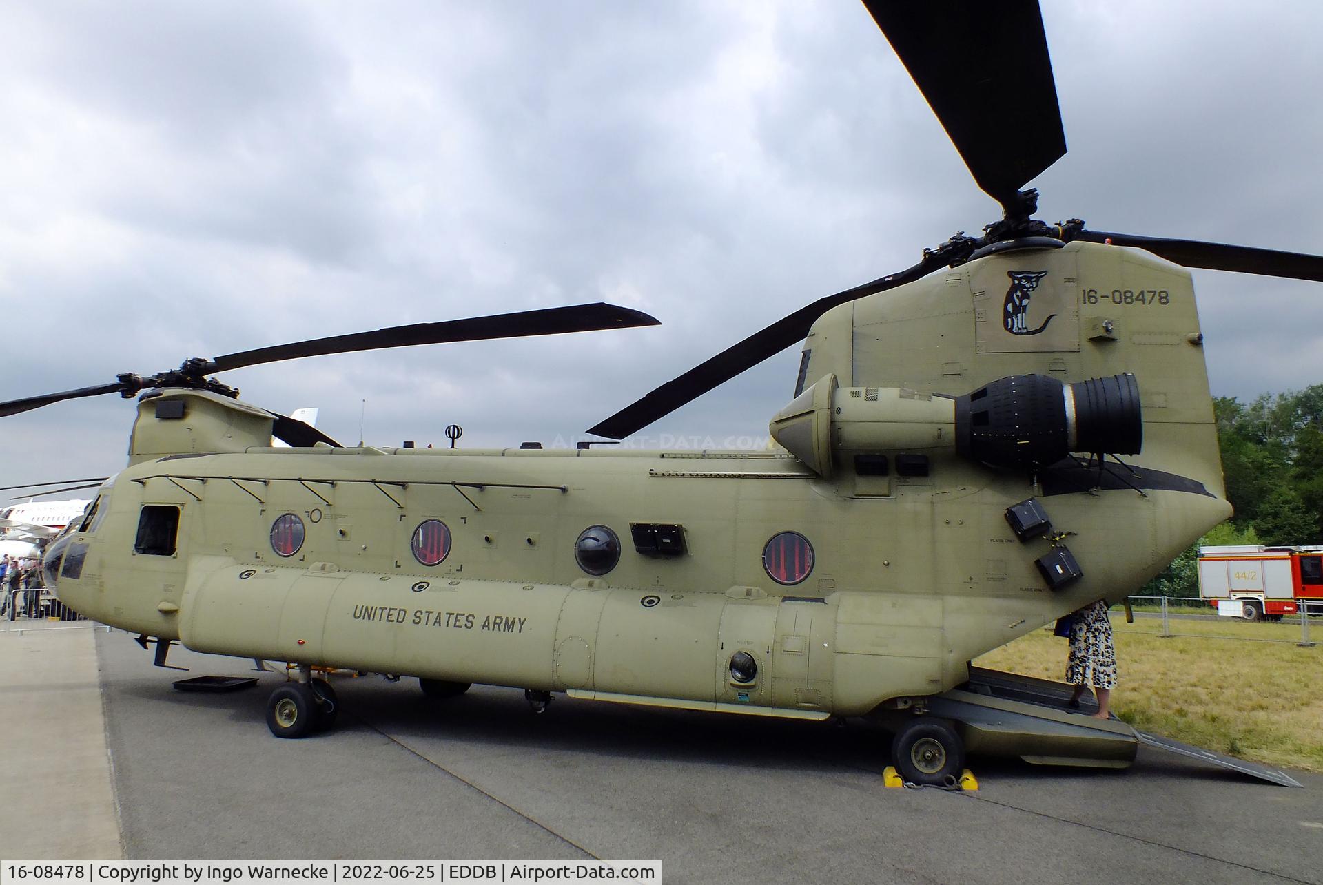 16-08478, Boeing CH-47F C/N M.8478, Boeing CH-47F Chinook of the US Army at ILA 2022, Berlin