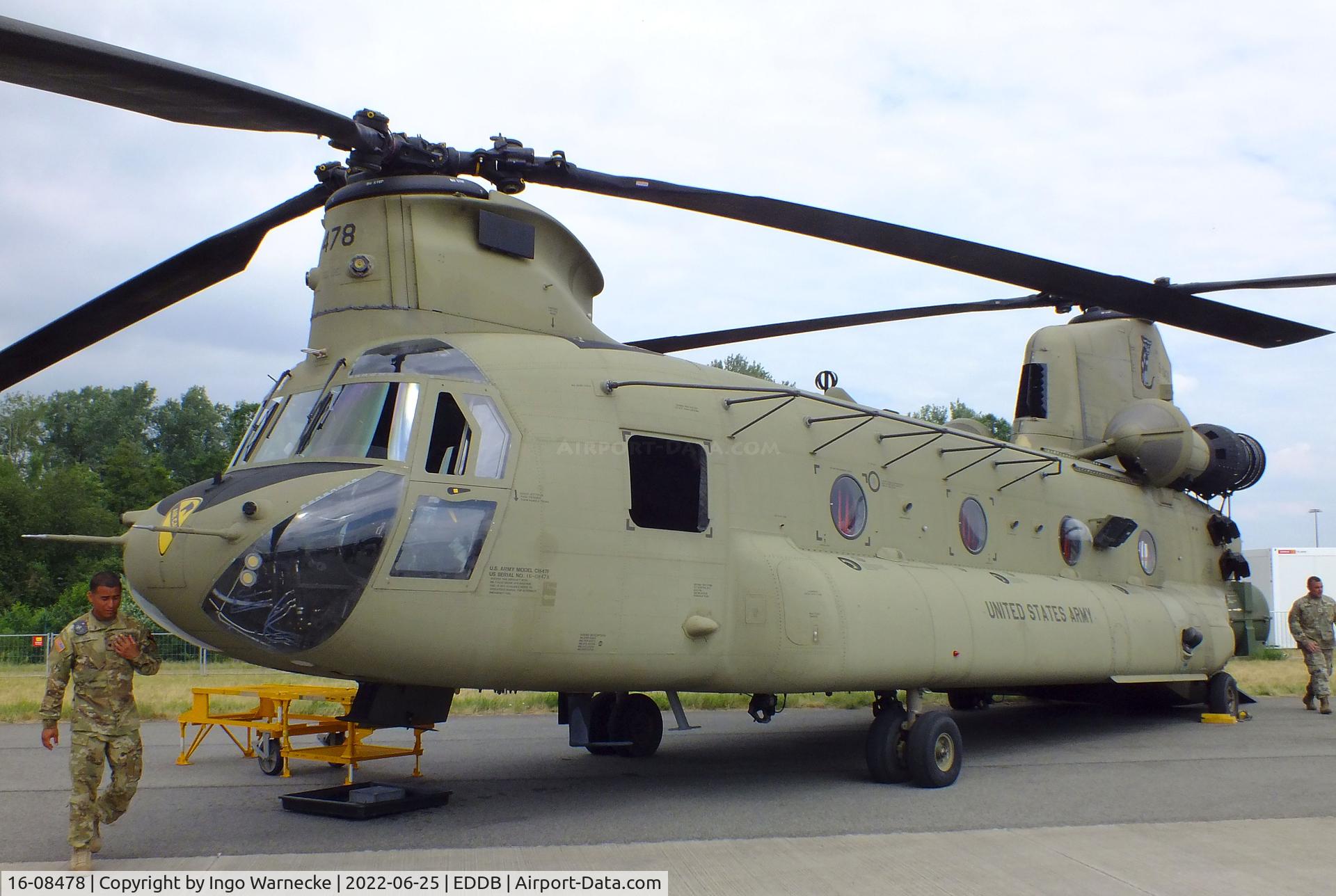 16-08478, Boeing CH-47F C/N M.8478, Boeing CH-47F Chinook of the US Army at ILA 2022, Berlin