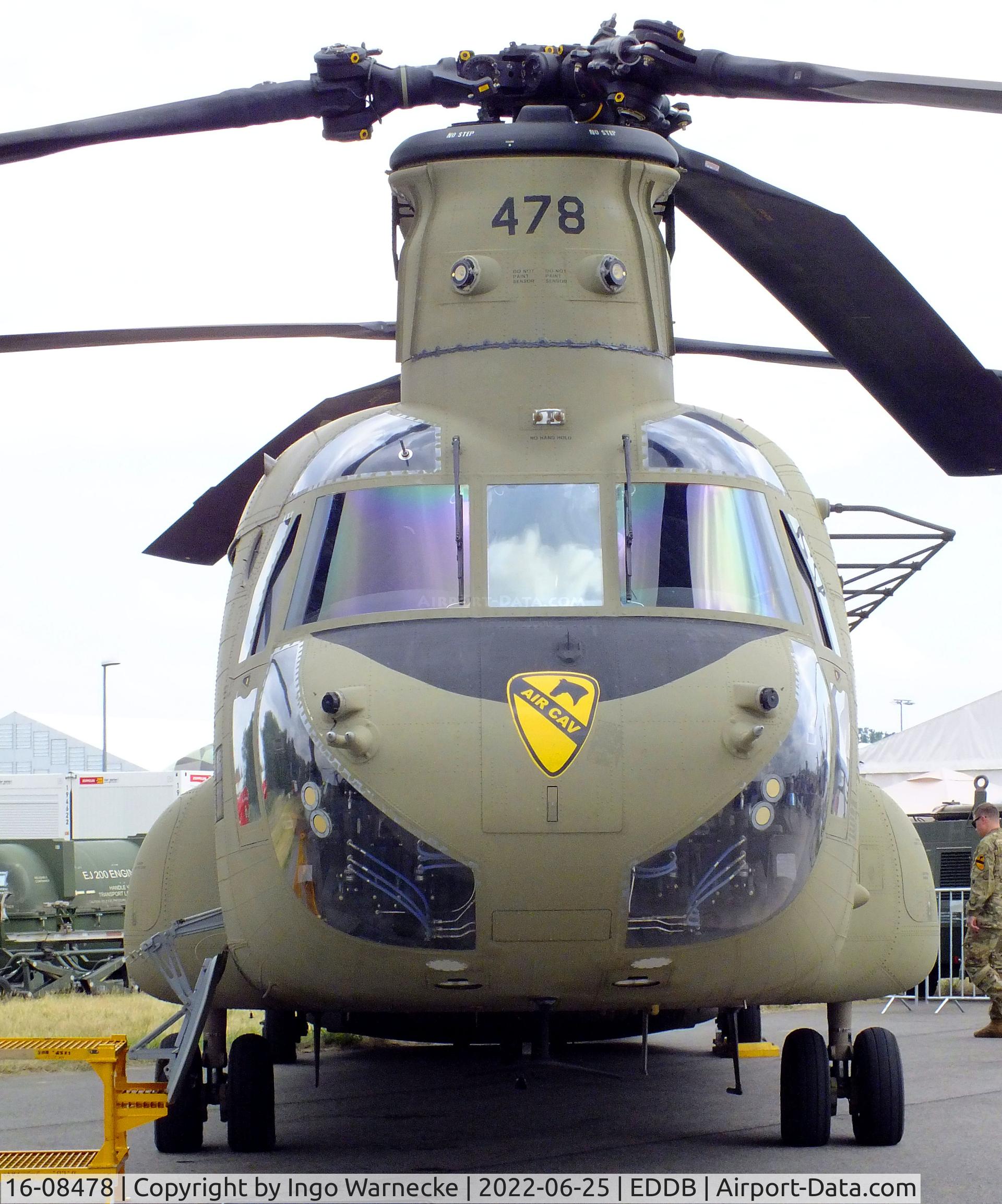 16-08478, Boeing CH-47F C/N M.8478, Boeing CH-47F Chinook of the US Army at ILA 2022, Berlin