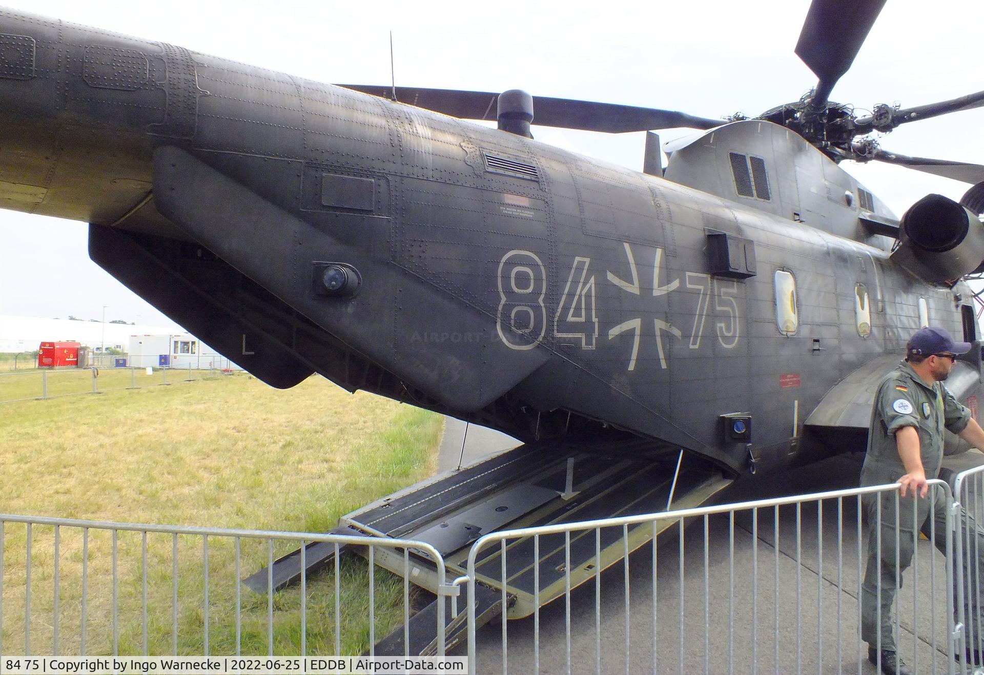 84 75, Sikorsky (VFW-Fokker) CH-53G C/N V65-073, Sikorsky CH-53GA of the Luftwaffe (german air force) at ILA 2022, Berlin