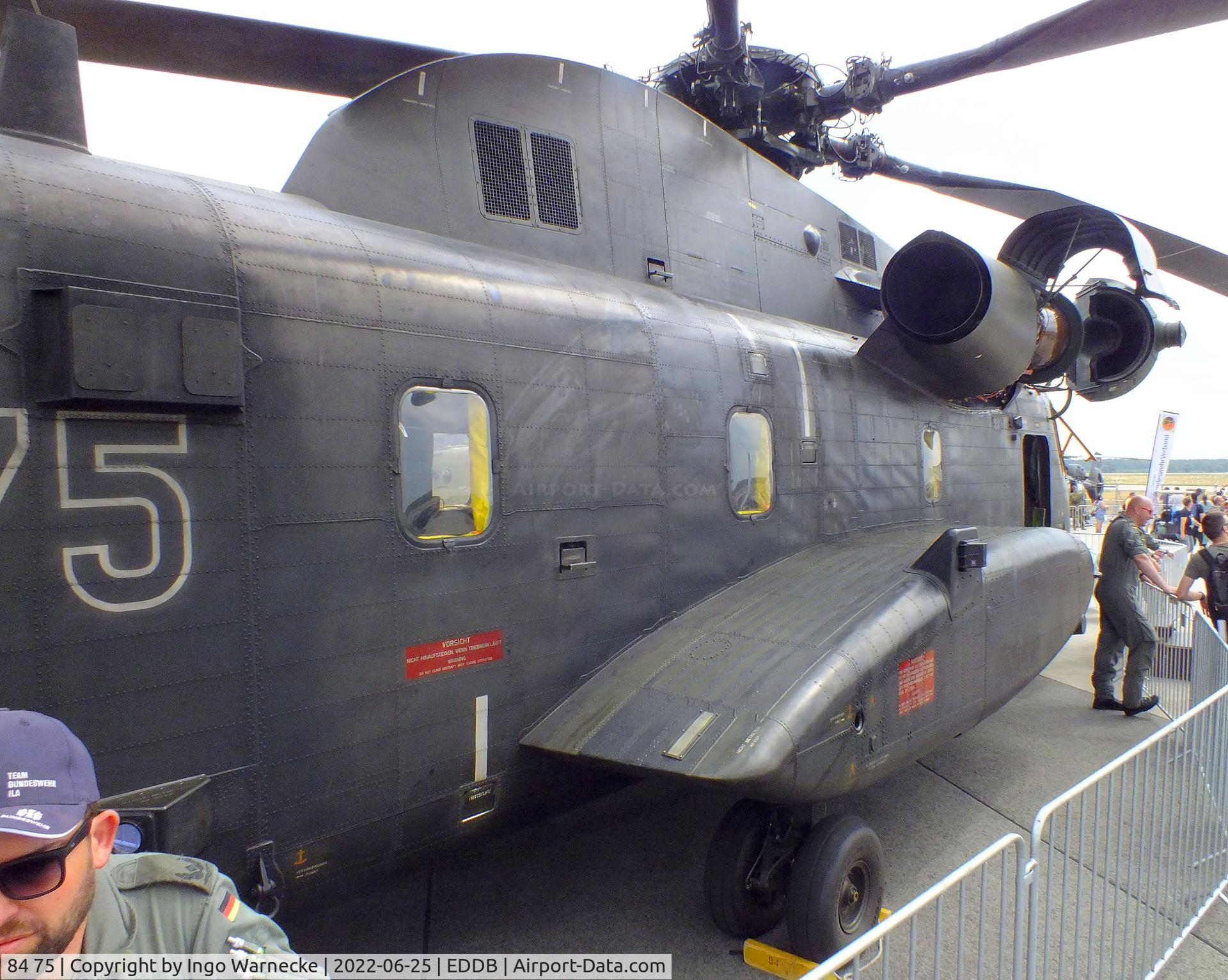 84 75, Sikorsky (VFW-Fokker) CH-53G C/N V65-073, Sikorsky CH-53GA of the Luftwaffe (german air force) at ILA 2022, Berlin