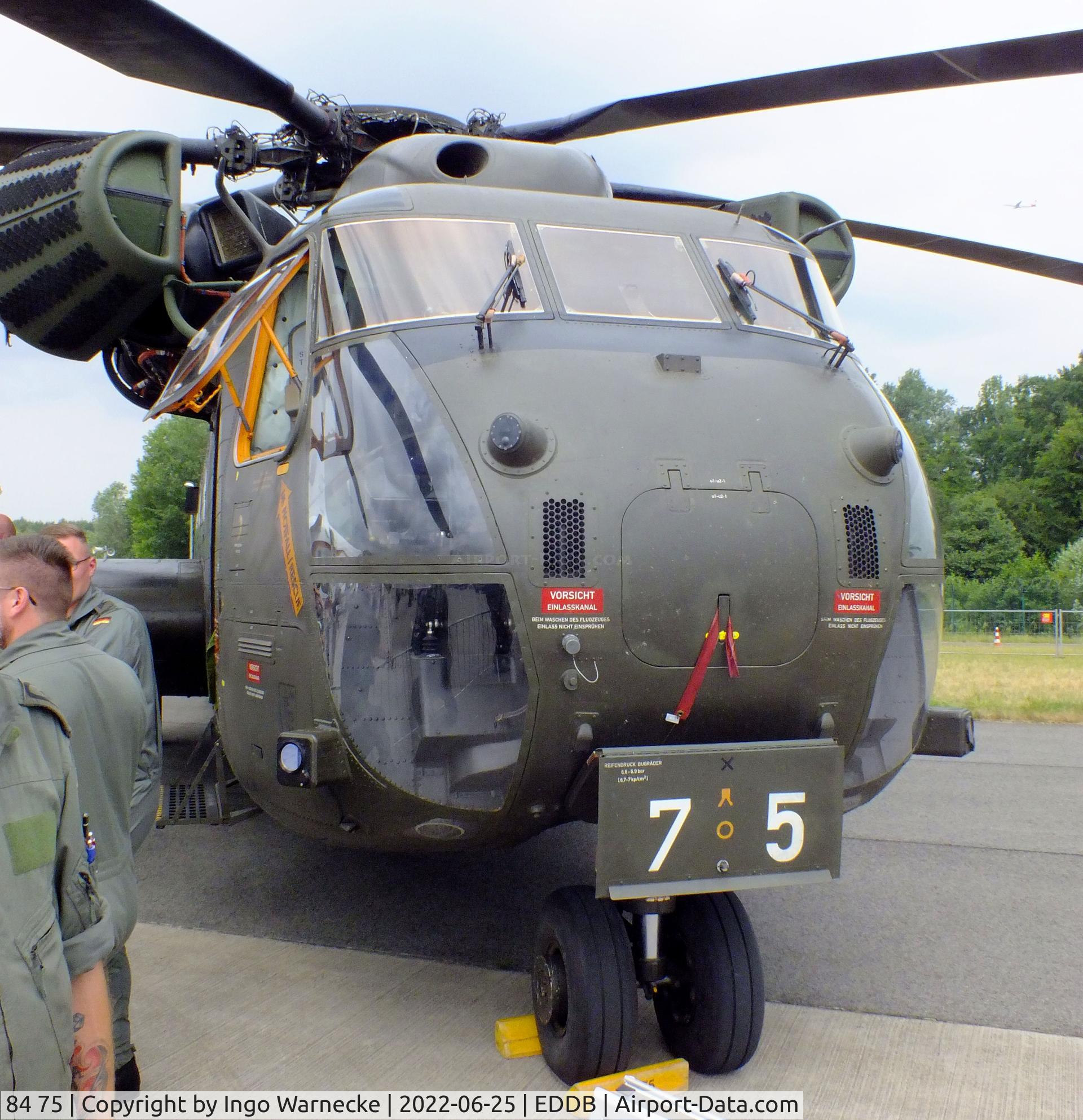 84 75, Sikorsky (VFW-Fokker) CH-53G C/N V65-073, Sikorsky CH-53GA of the Luftwaffe (german air force) at ILA 2022, Berlin