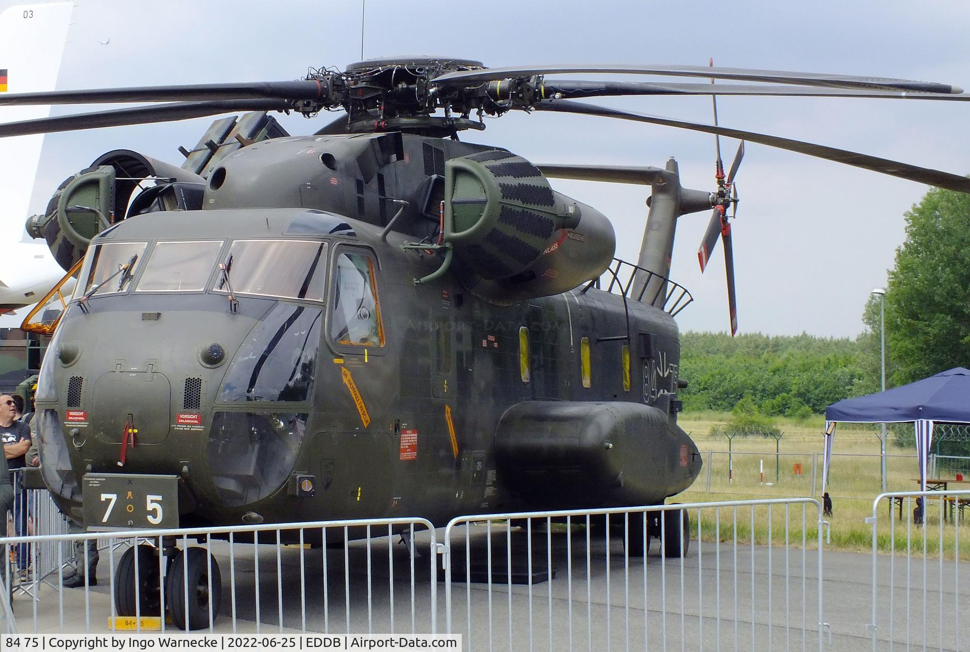 84 75, Sikorsky (VFW-Fokker) CH-53G C/N V65-073, Sikorsky CH-53GA of the Luftwaffe (german air force) at ILA 2022, Berlin