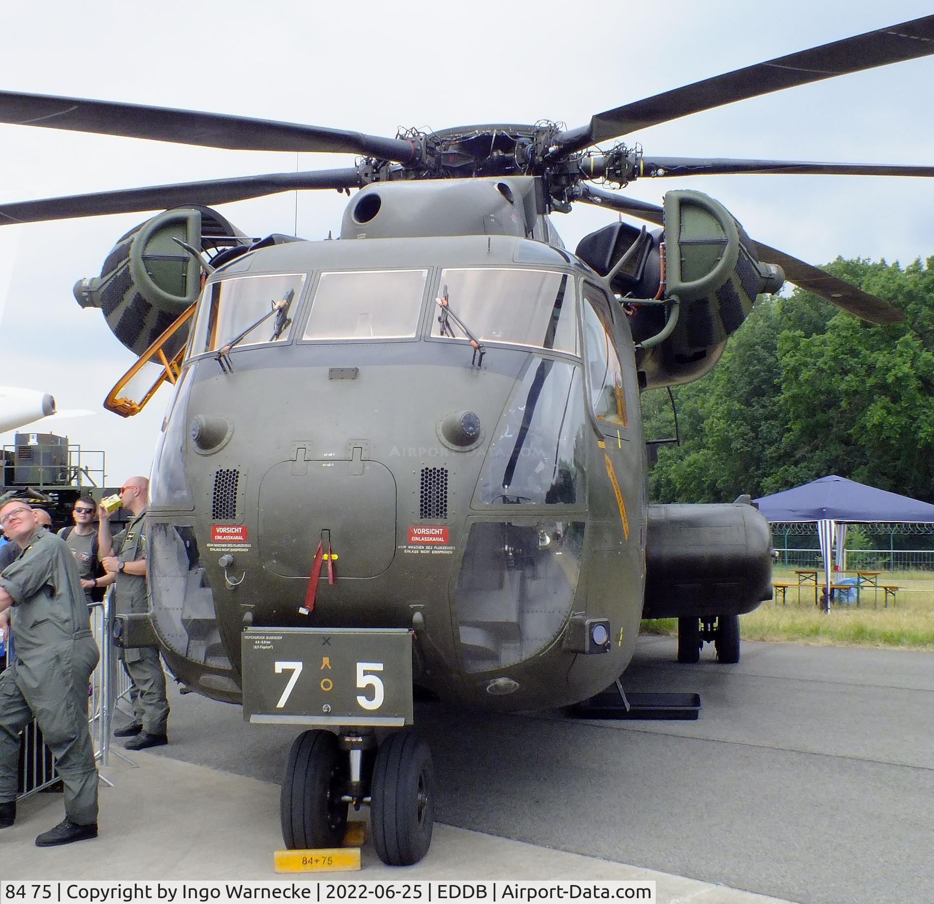 84 75, Sikorsky (VFW-Fokker) CH-53G C/N V65-073, Sikorsky CH-53GA of the Luftwaffe (german air force) at ILA 2022, Berlin