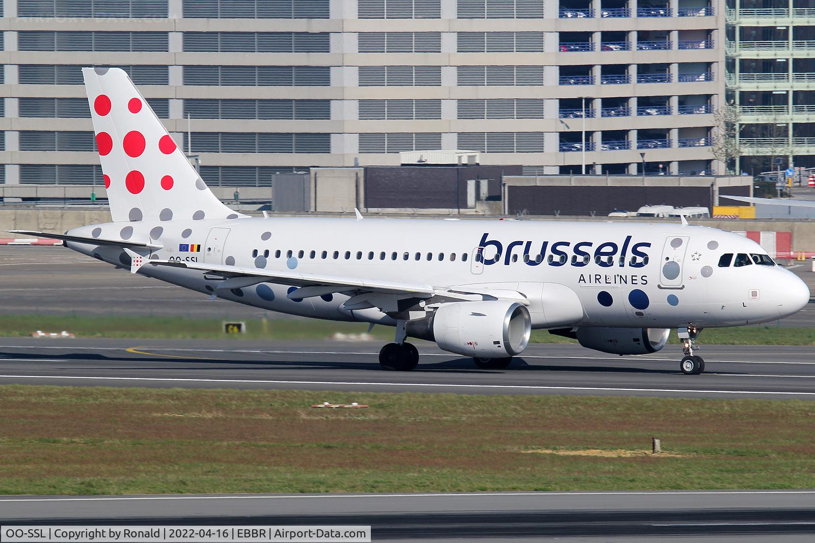 OO-SSL, 2002 Airbus A319-111 C/N 1803, at bru