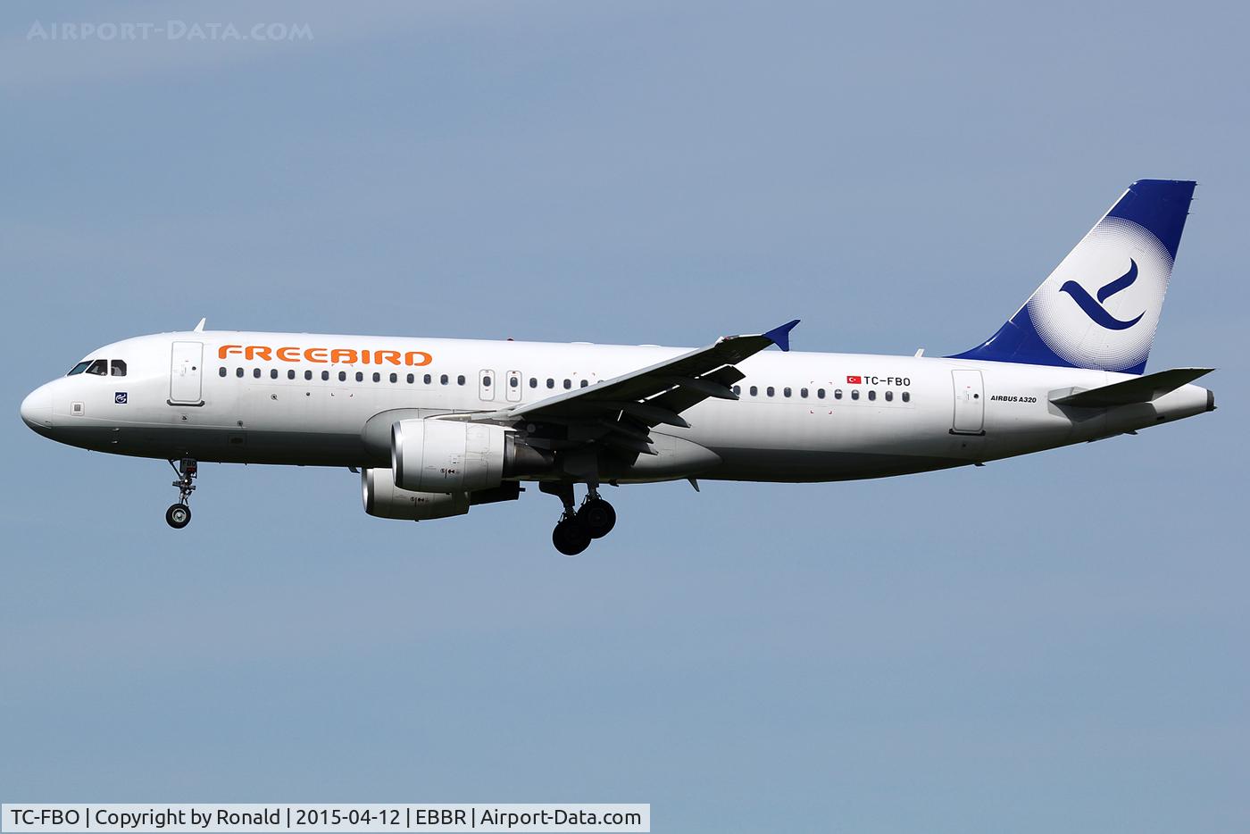 TC-FBO, 2012 Airbus A320-214 C/N 5096, at bru