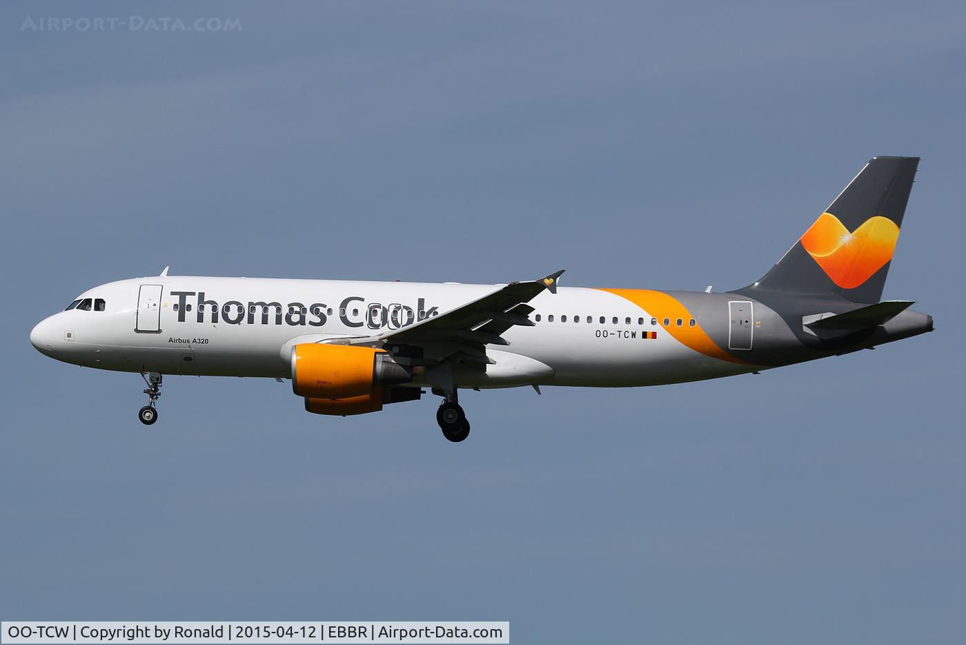 OO-TCW, 2003 Airbus A320-214 C/N 1954, at bru