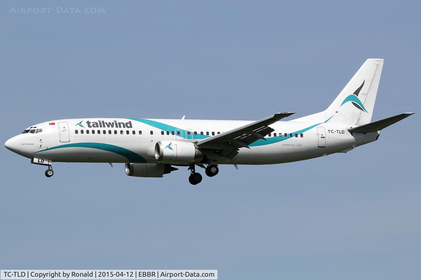 TC-TLD, 1996 Boeing 737-4Q8 C/N 28199, at bru