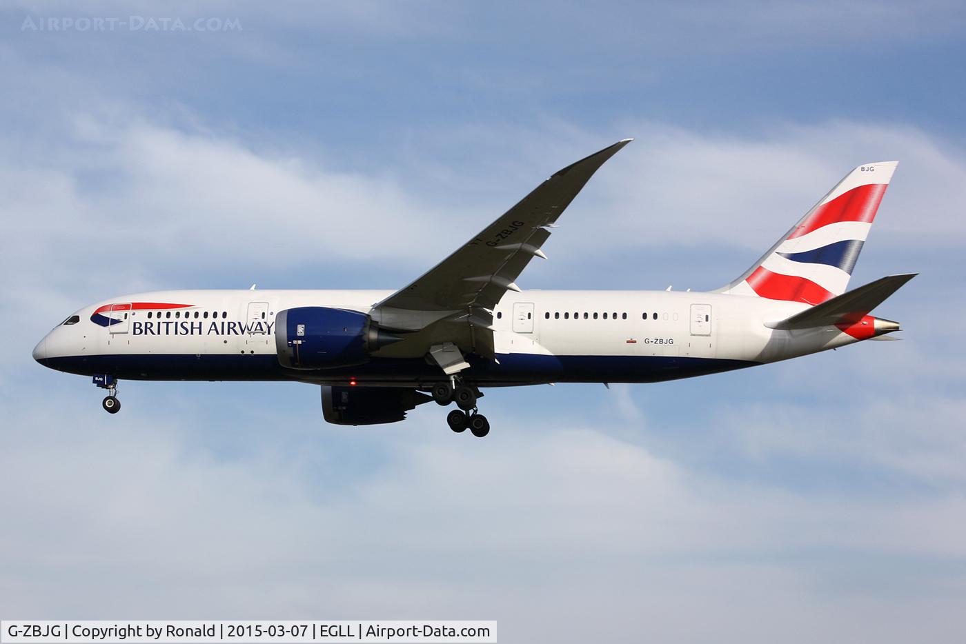 G-ZBJG, 2014 Boeing 787-8 Dreamliner C/N 38614, at bru