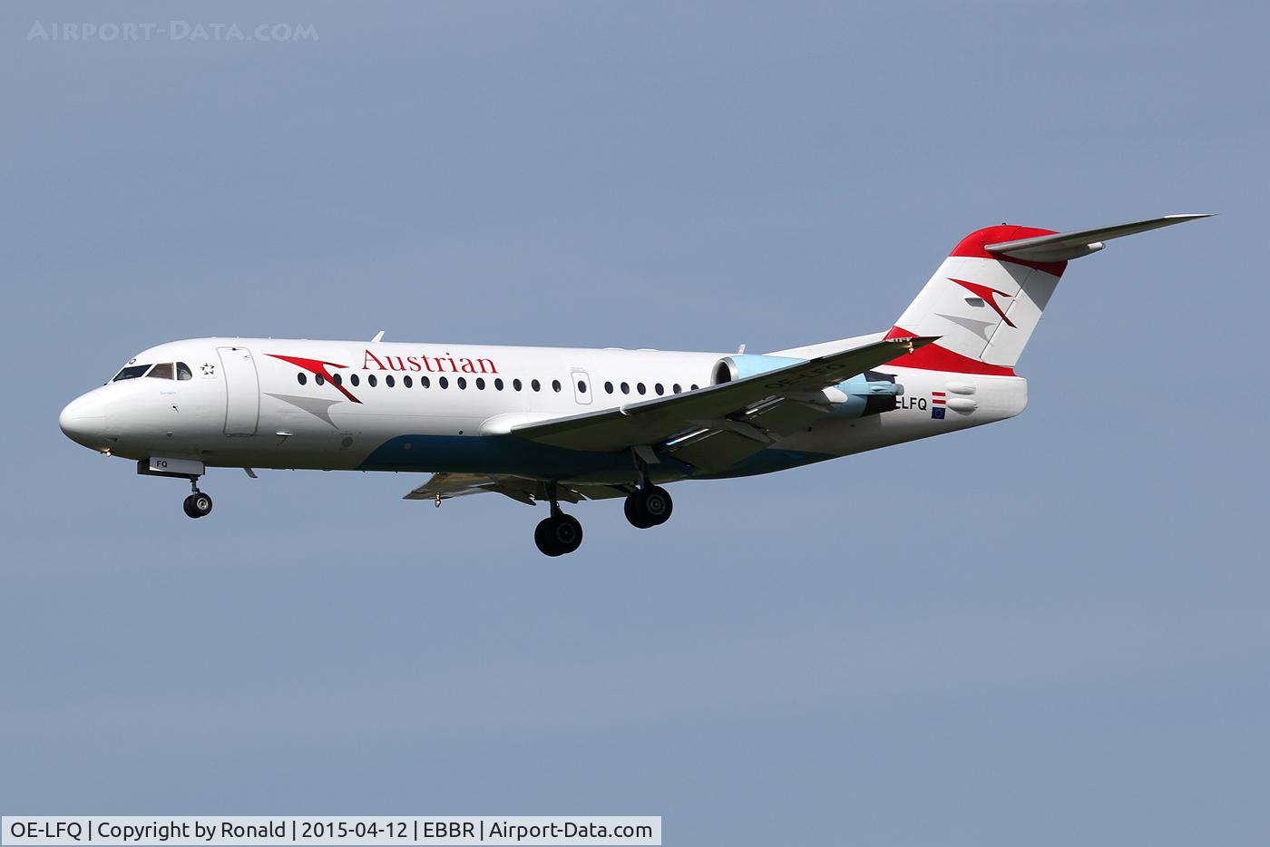 OE-LFQ, 1996 Fokker 70 (F-28-0070) C/N 11568, at bru