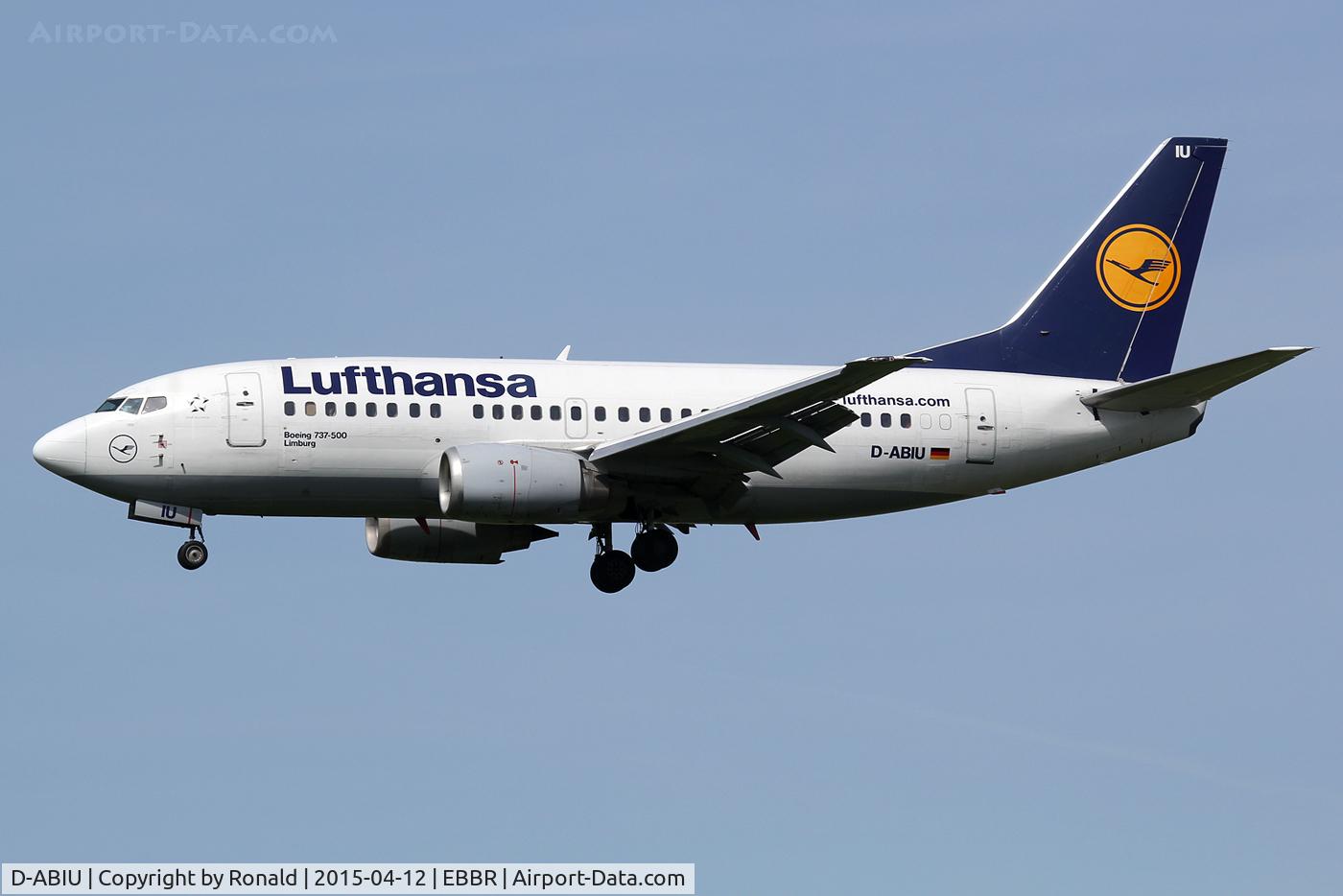 D-ABIU, 1991 Boeing 737-530 C/N 24944, at bru