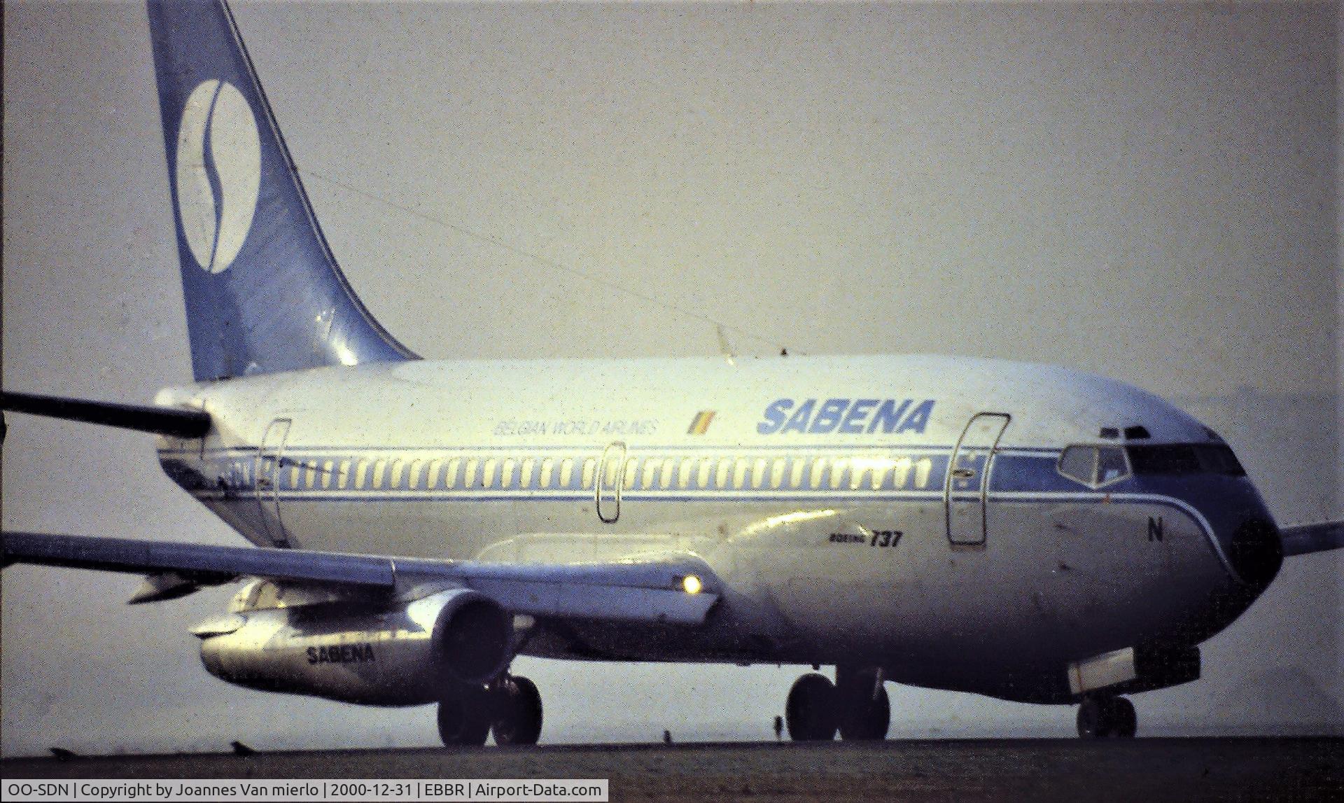 OO-SDN, 1975 Boeing 737-229 C/N 21176, Slide scan