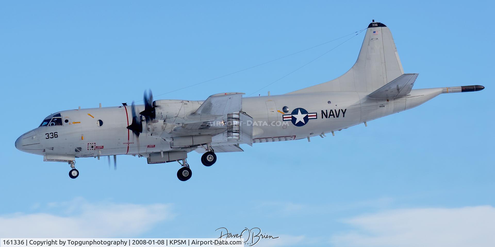 161336, Lockheed P-3C Orion C/N 285A-5735, NAVY336 down from NASB to work the pattern
