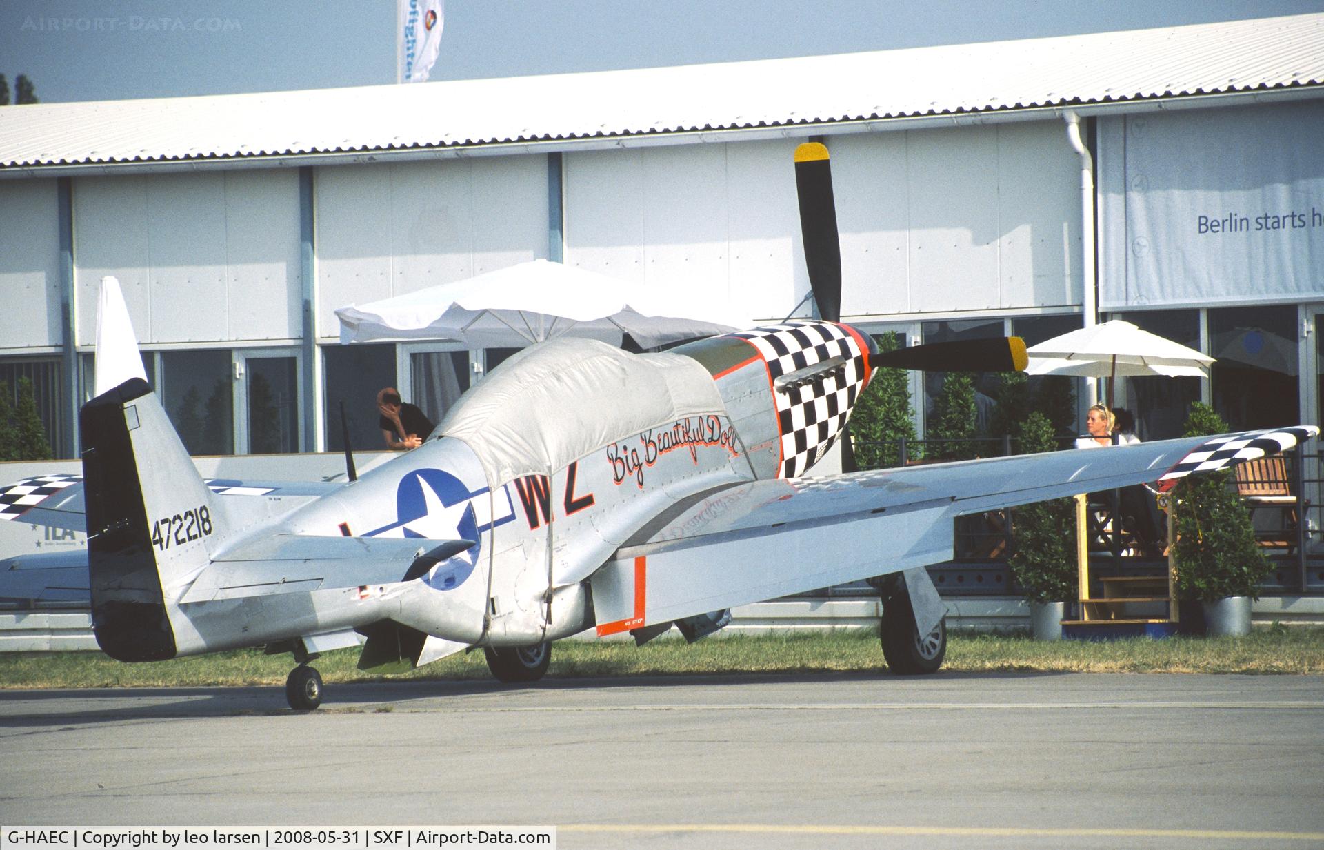 G-HAEC, 1951 Commonwealth CA-18 Mustang 22 (P-51D) C/N CACM-192-1517, Berlin ILA 31.5.2008