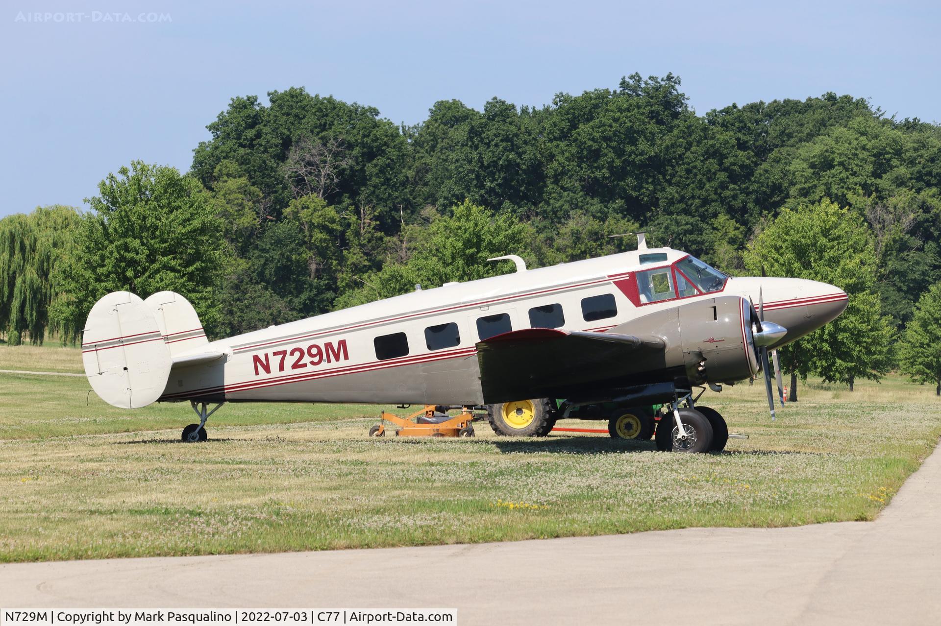 N729M, 1960 Beech G18S C/N BA-517, Beech G18S