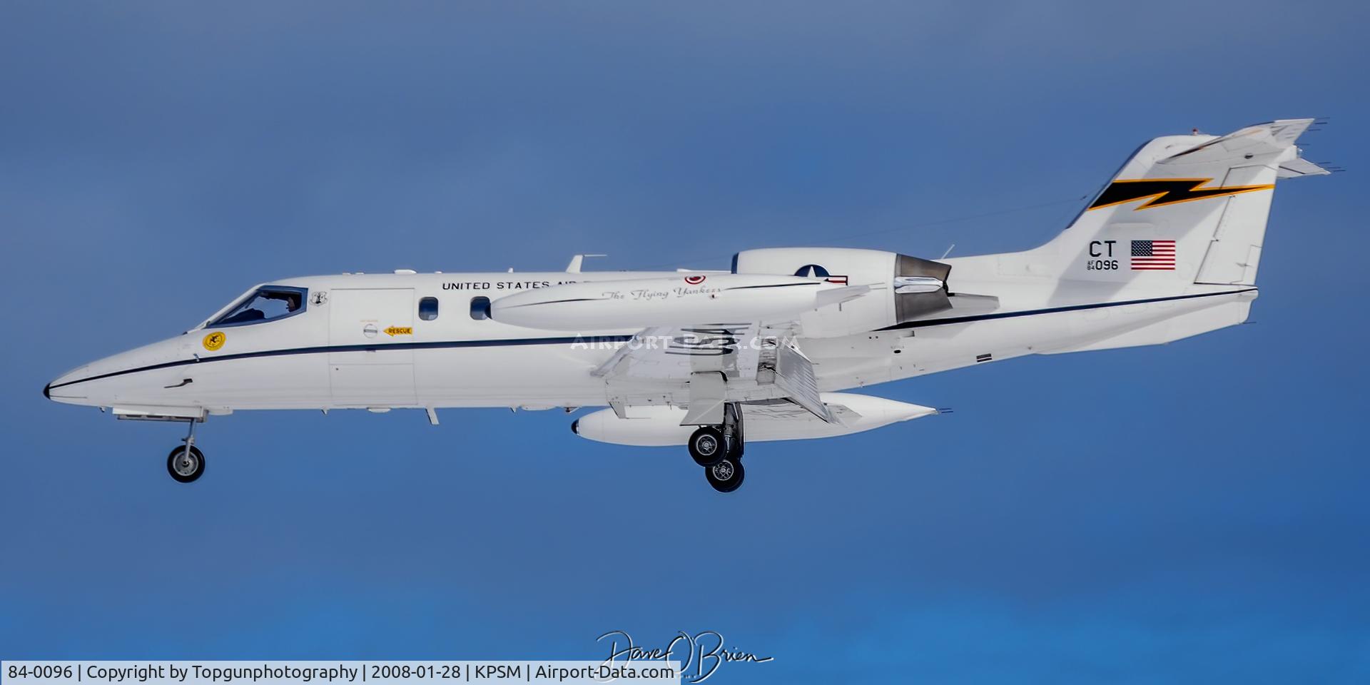 84-0096, 1984 Gates Learjet C-21A (35A) C/N 35A-542, YANKEE22