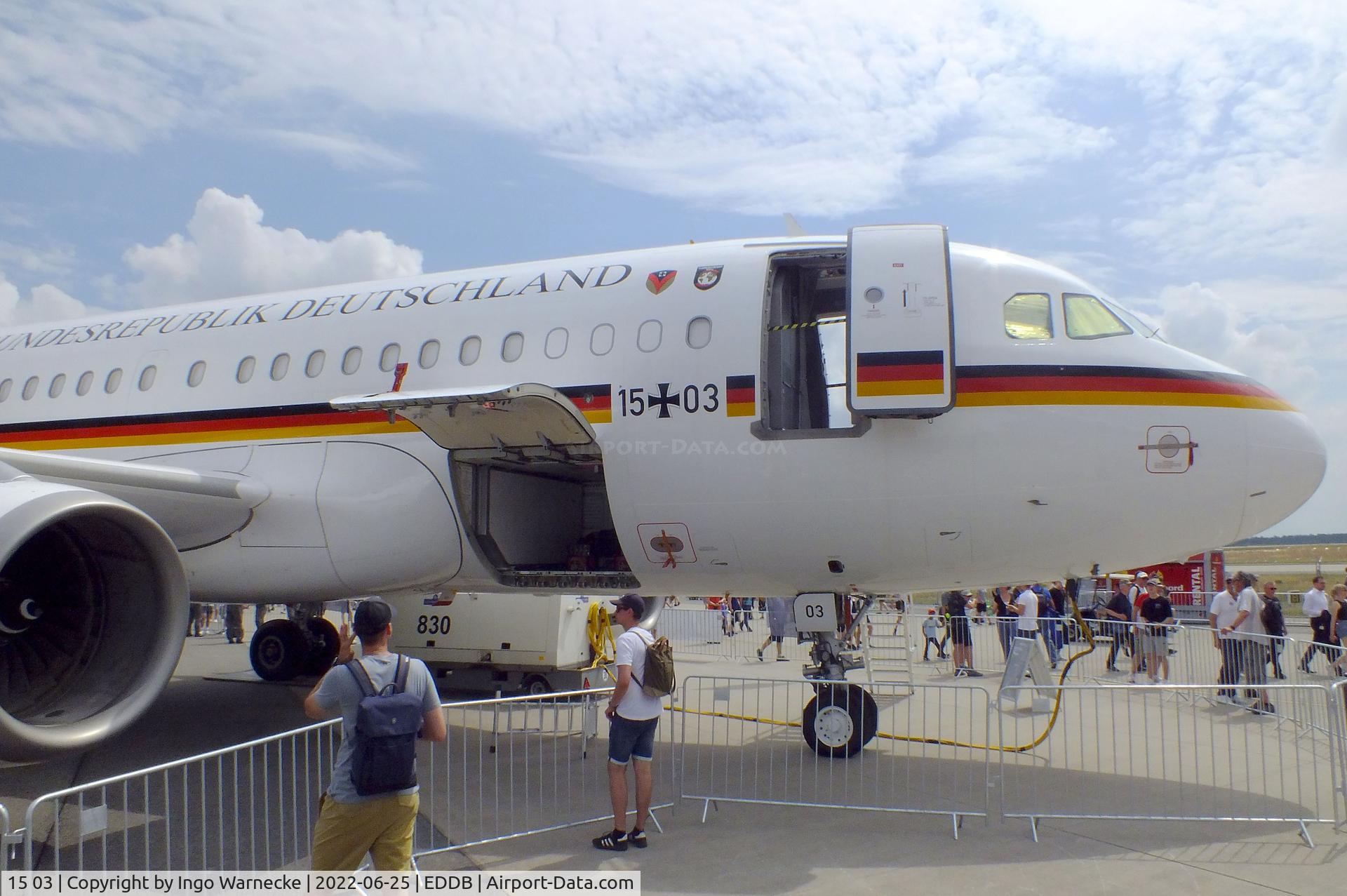 15 03, 2000 Airbus A319-133CJ C/N 1212, Airbus ACJ319 (A319-133/CJ) Open Skies / Offener Himmel conversion of the Luftwaffe Flugbereitschaft BMVg (German air force VIP-Flight) at ILA 2022, Berlin