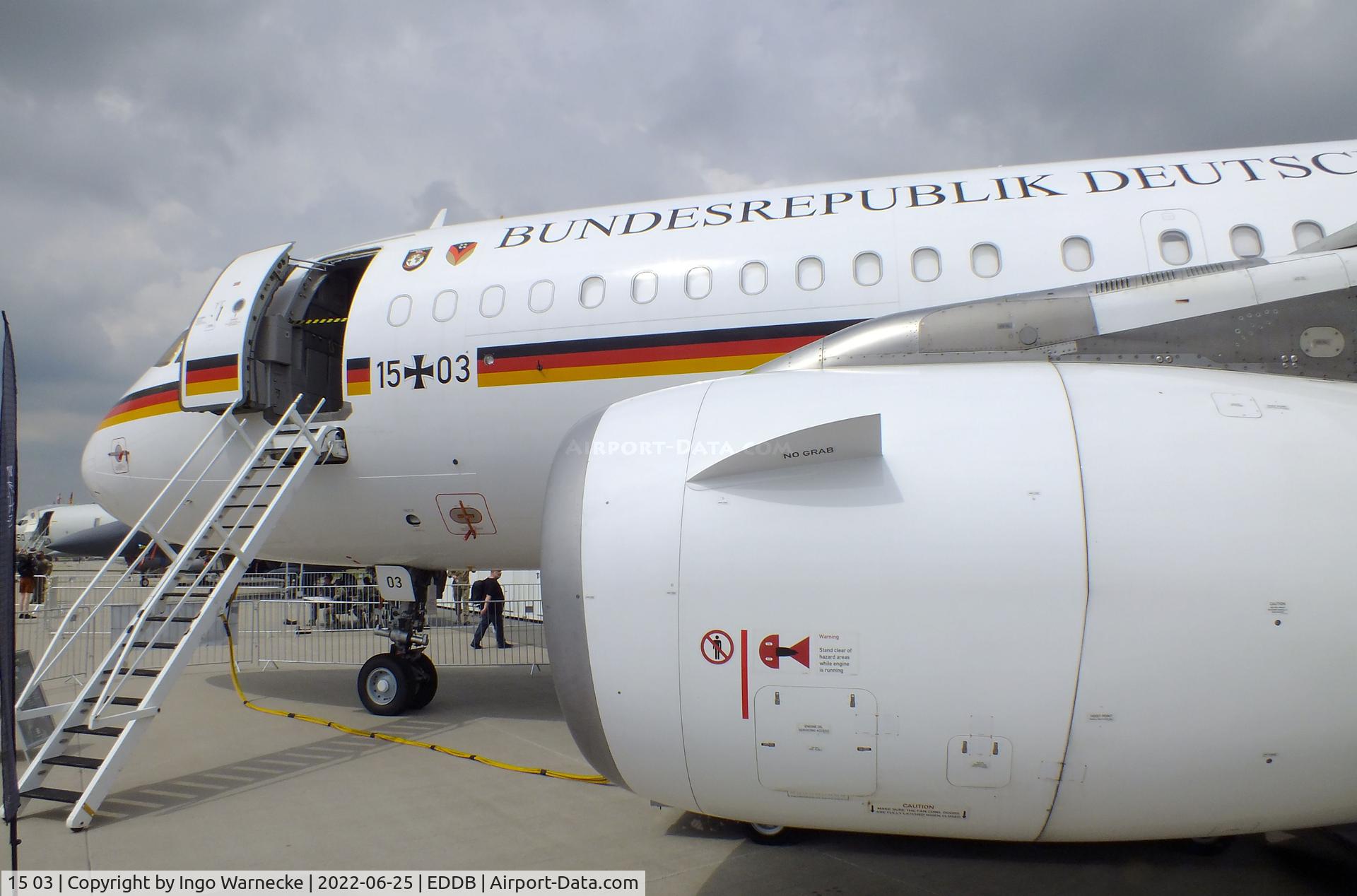 15 03, 2000 Airbus A319-133CJ C/N 1212, Airbus ACJ319 (A319-133/CJ) Open Skies / Offener Himmel conversion of the Luftwaffe Flugbereitschaft BMVg (German air force VIP-Flight) at ILA 2022, Berlin