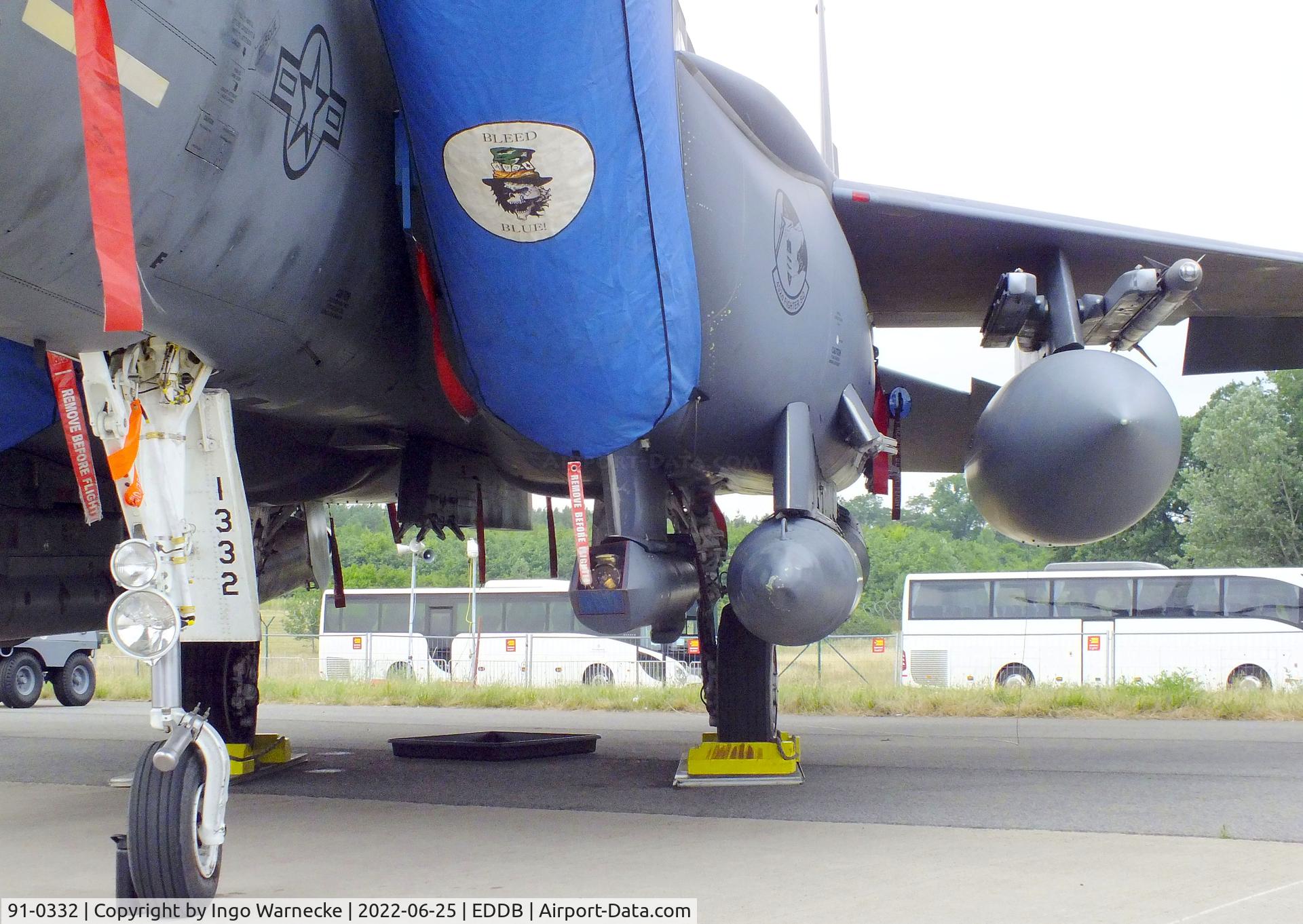 91-0332, 1991 McDonnell Douglas F-15E Strike Eagle C/N 1239/E197, McDonnell Douglas F-15E Strike Eagle of the USAF at ILA 2022, Berlin