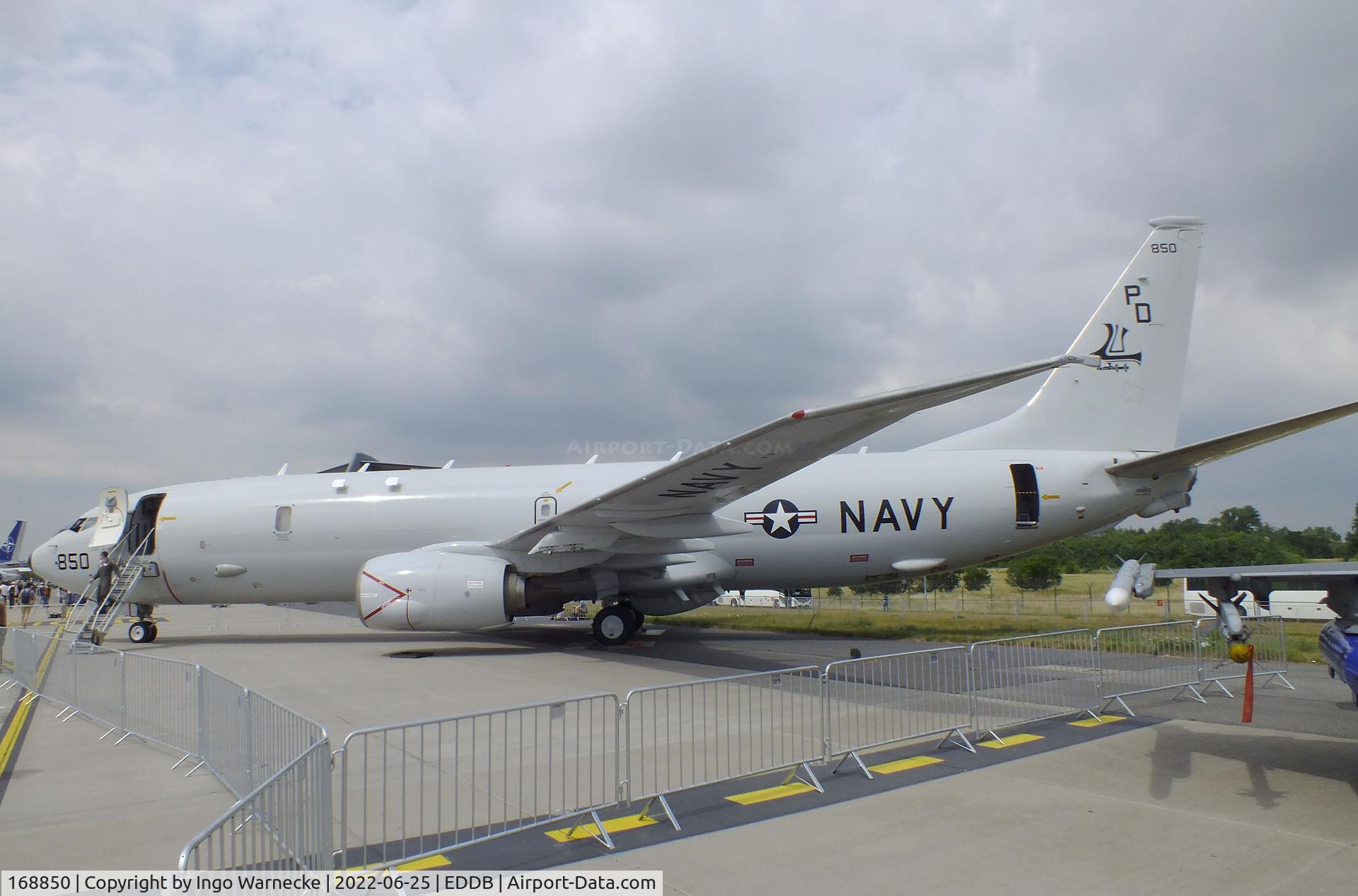 168850, 2015 Boeing P-8A Poseidon C/N 44142, Boeing P-8A Poseidon of the US Navy at ILA 2022, Berlin