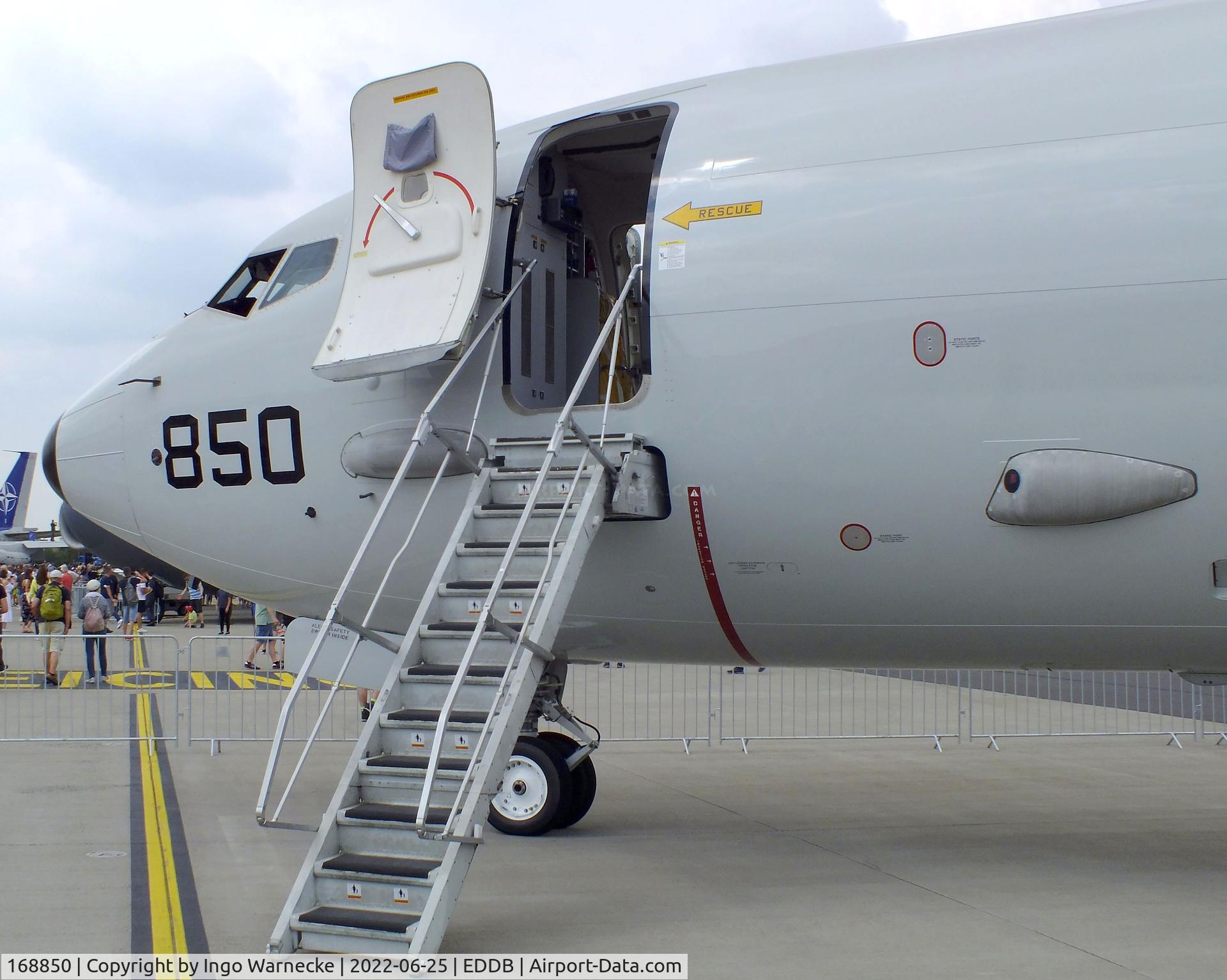 168850, 2015 Boeing P-8A Poseidon C/N 44142, Boeing P-8A Poseidon of the US Navy at ILA 2022, Berlin
