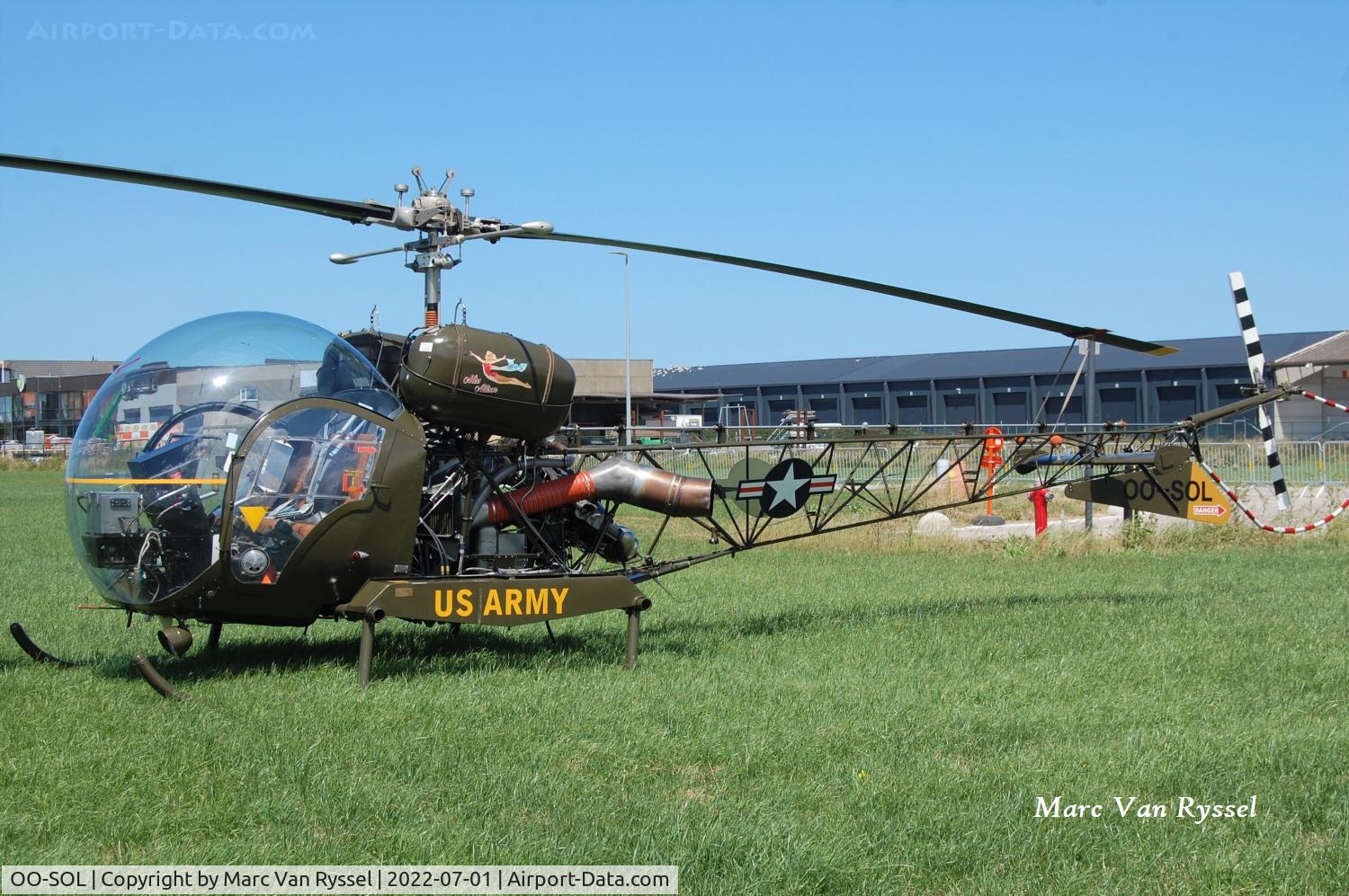 OO-SOL, 1980 Westland AB-47G-3B-1 Soloy Turbine C/N WAP87, At Rotor World  Middekerke