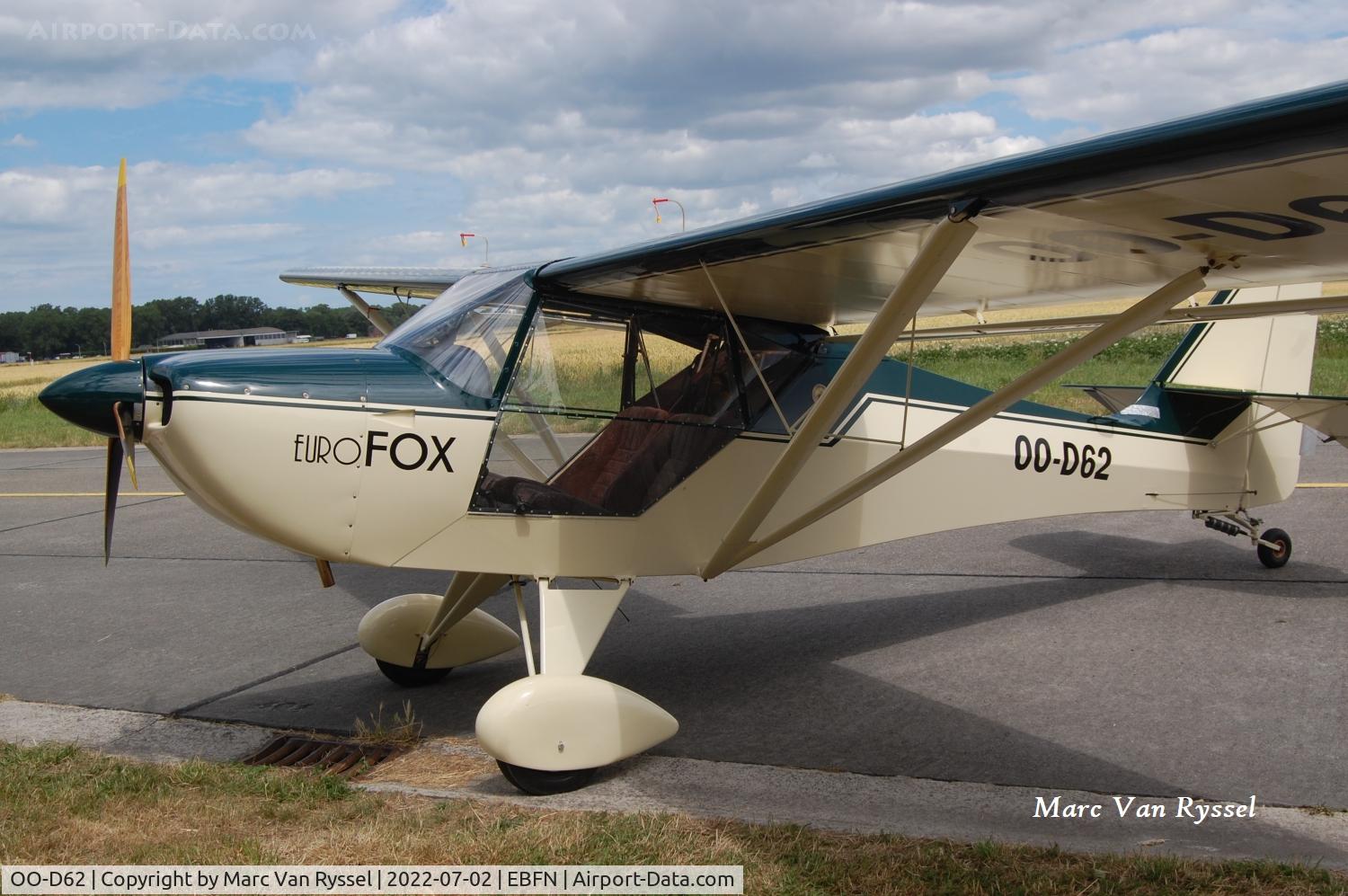 OO-D62, 2001 Aeropro Eurofox C/N 10001, At Koksijde.
