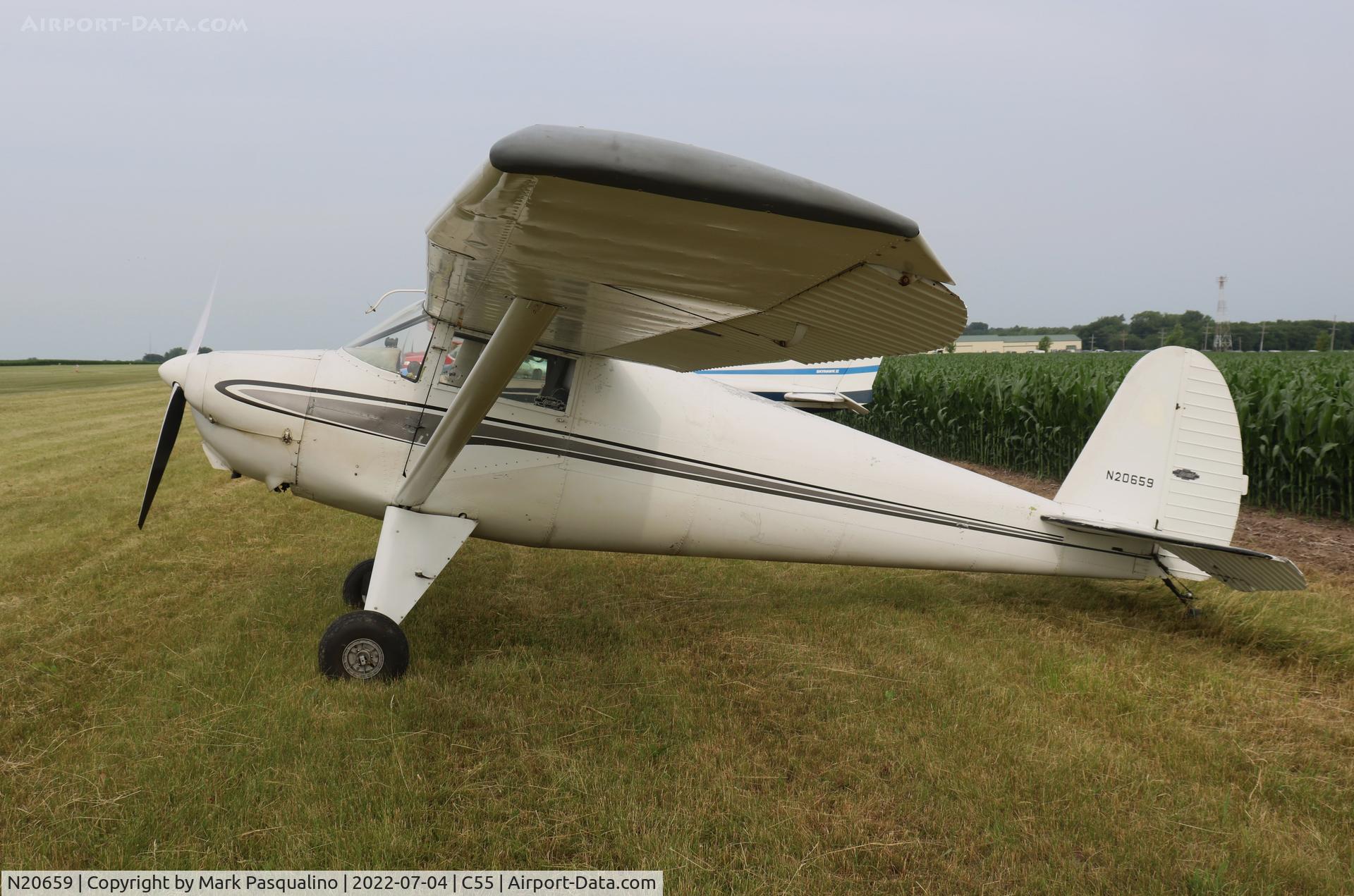 N20659, 1938 Luscombe 8A C/N 822, Luscombe 8A