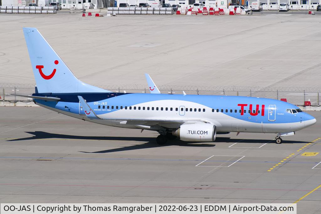 OO-JAS, 2008 Boeing 737-7K5 C/N 35144, TUi Belgium Boeing 737-700