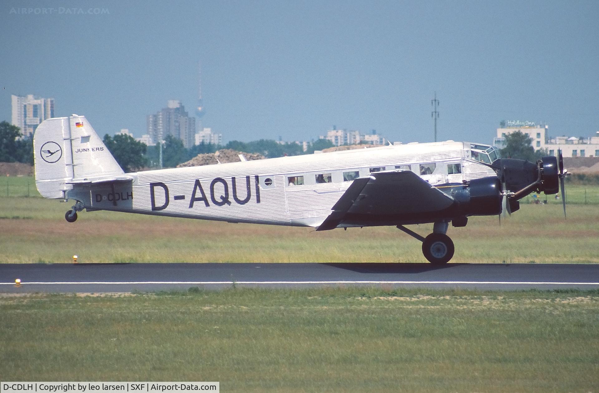 D-CDLH, 1936 Junkers Ju-52/3m C/N 130714, Berlin ILA 31.5.2008