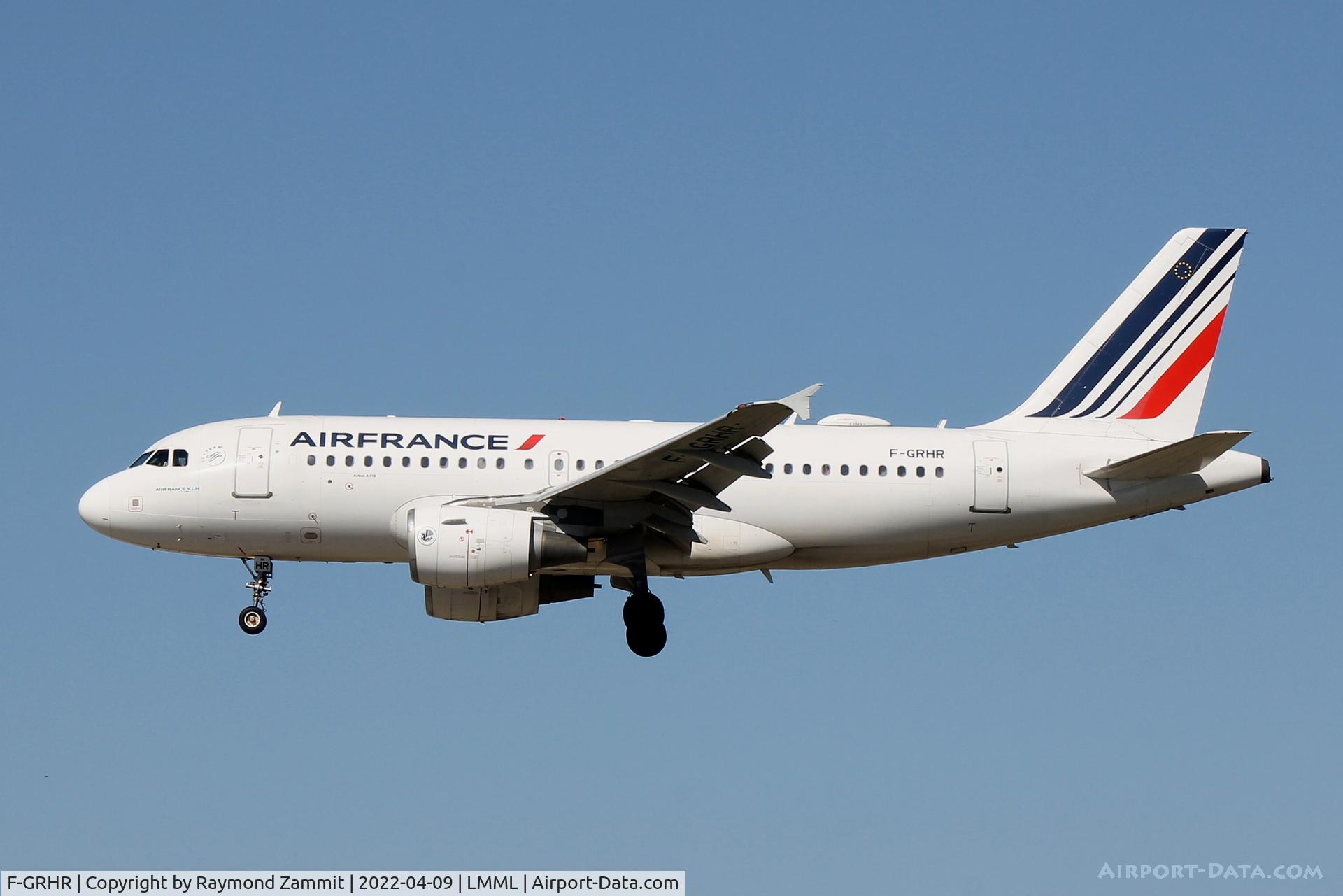 F-GRHR, 2001 Airbus A319-111 C/N 1415, A319 F-GRHR Air France