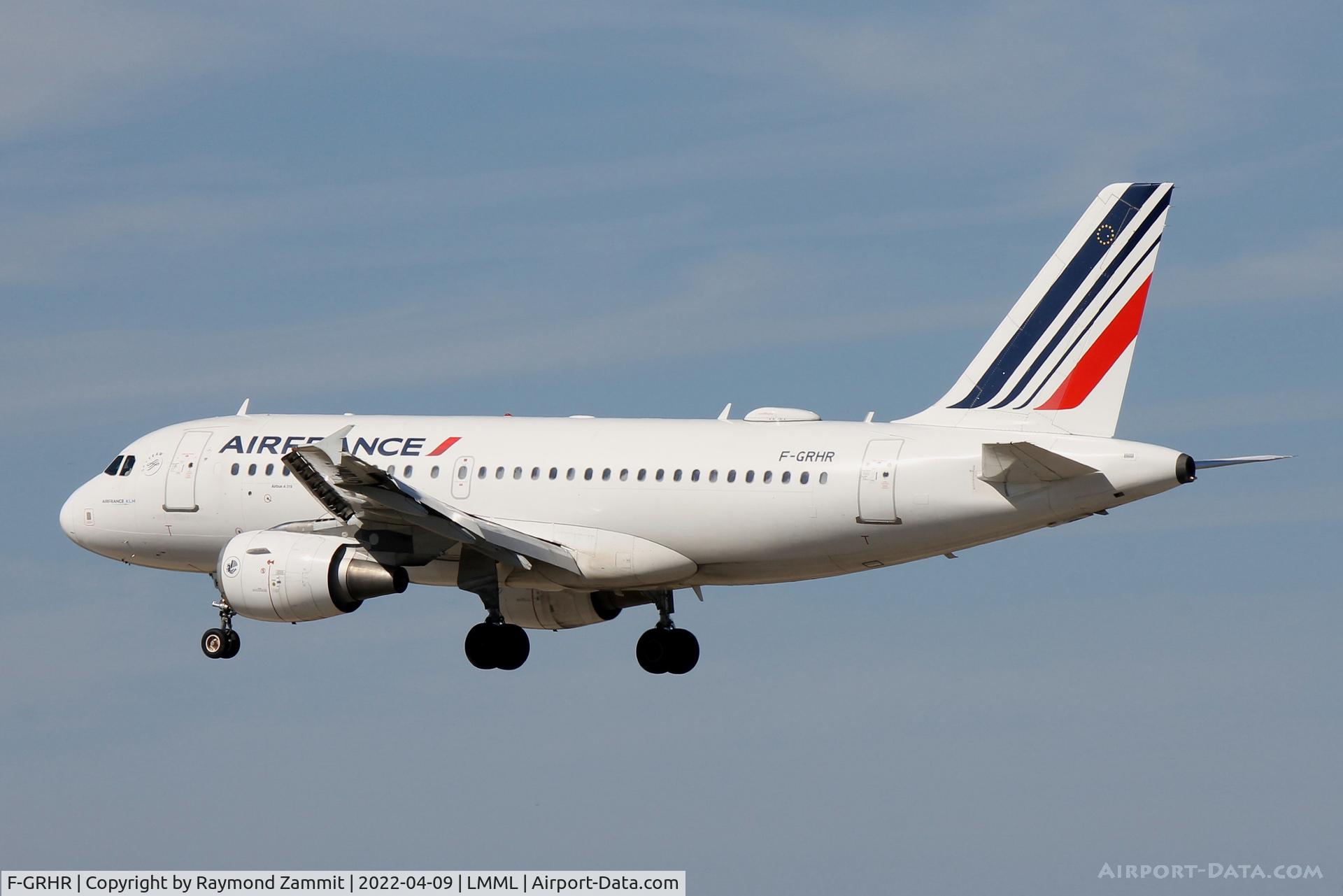 F-GRHR, 2001 Airbus A319-111 C/N 1415, A319 F-GRHR Air France