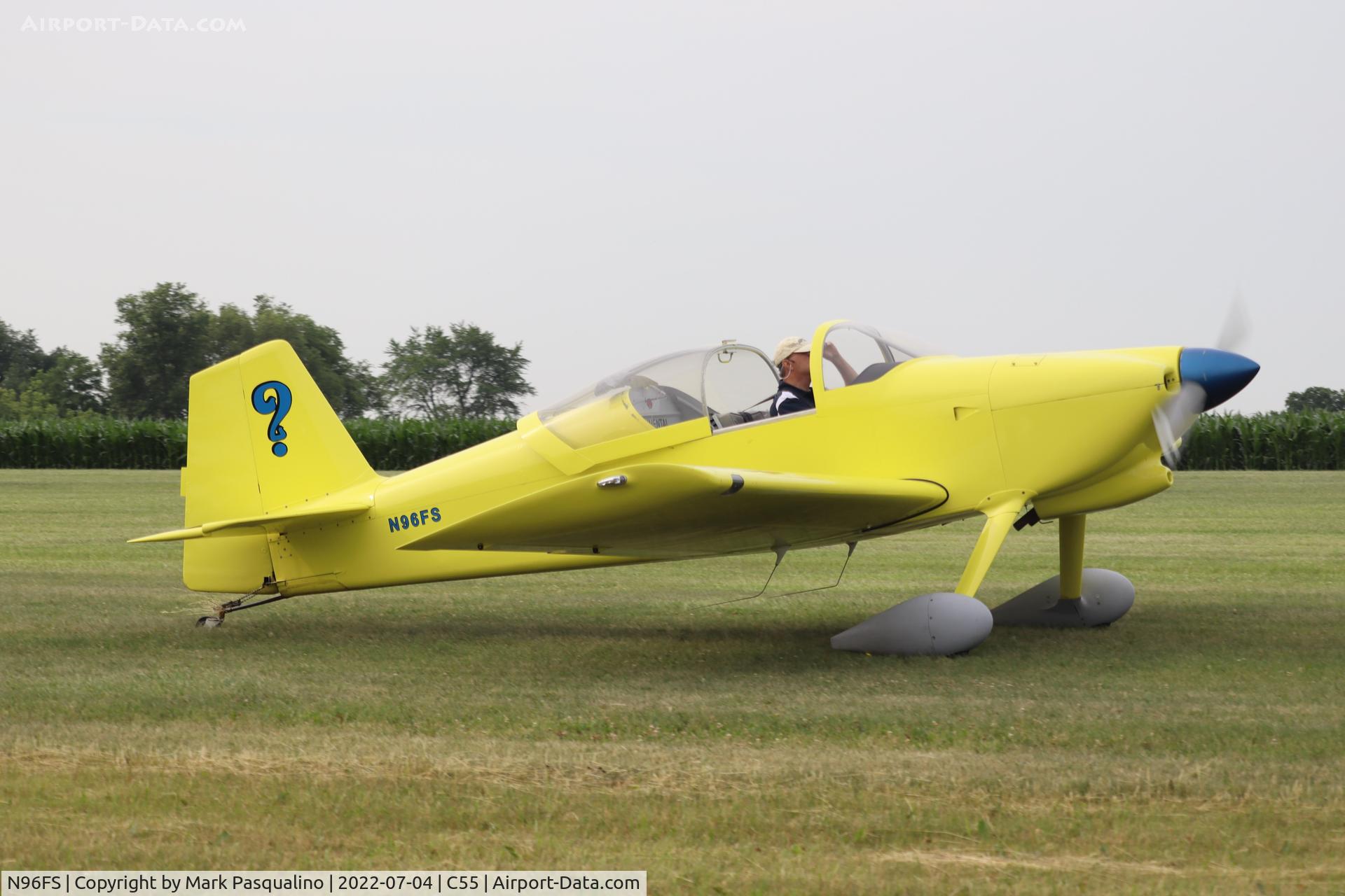 N96FS, 2008 Vans RV-6 C/N 21585, Vans RV-6