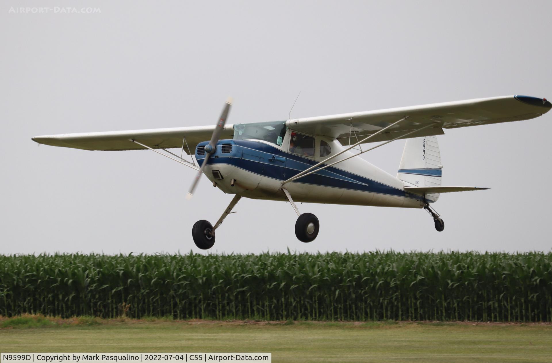 N9599D, 1946 Cessna 140 C/N 10204, Cessna 140