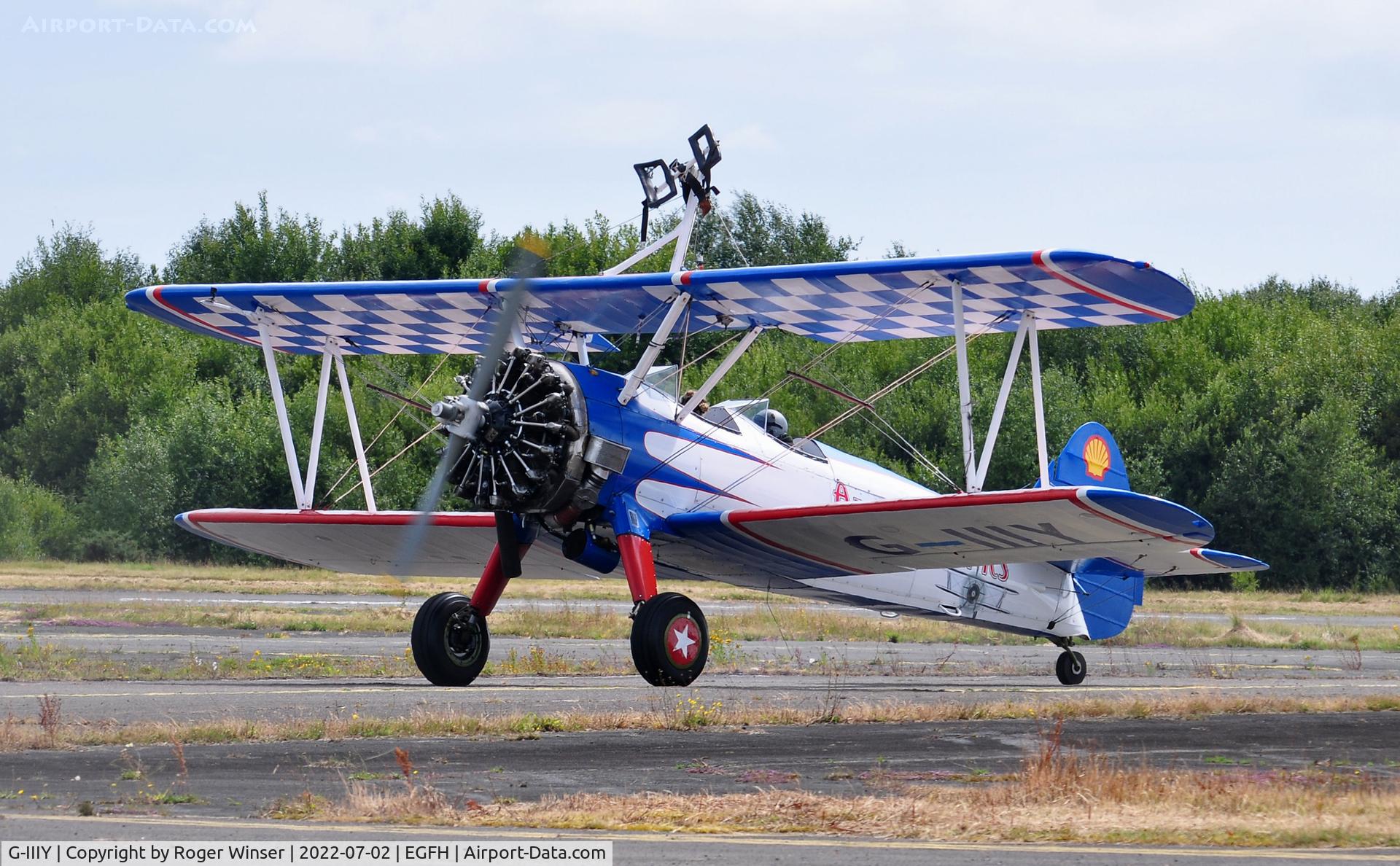 G-IIIY, 1944 Boeing A75N1 (PT-17) C/N 75-3491, Flown by AeroSuperBatics Wingwalkers.