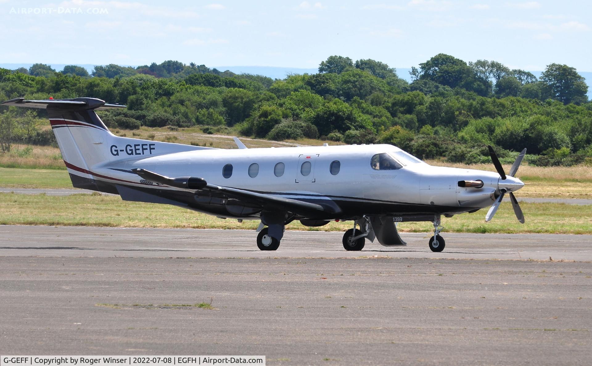 G-GEFF, 2012 Pilatus PC-12/47E C/N 1359, Visiting PC-12 operated by GT Aviation (Elwick) Ltd.