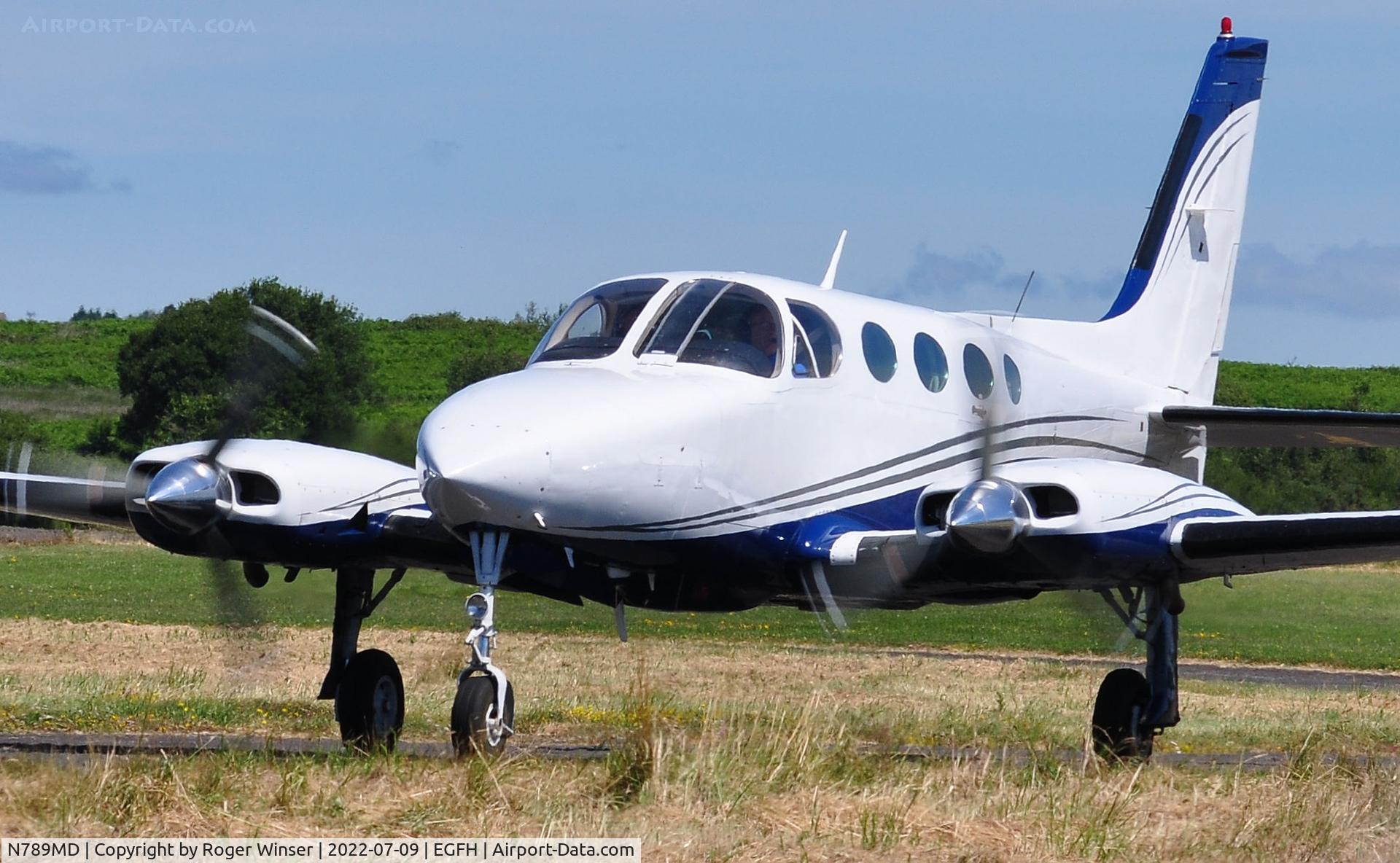 N789MD, 1980 Cessna 340A C/N 340A1021, Visiting Cessna 340A arriving.