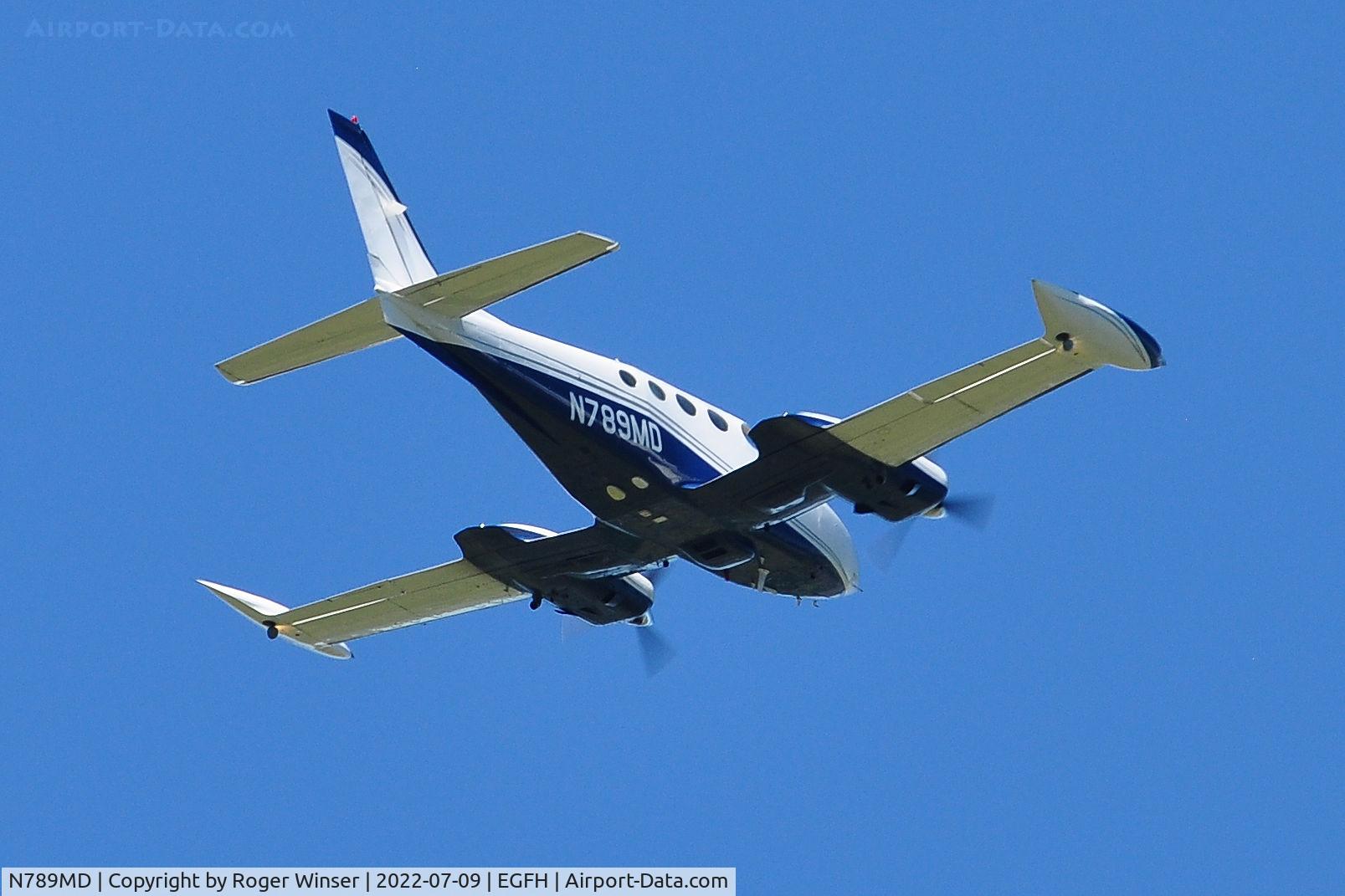 N789MD, 1980 Cessna 340A C/N 340A1021, Visiting Cessna 340A departing Runway 04.
