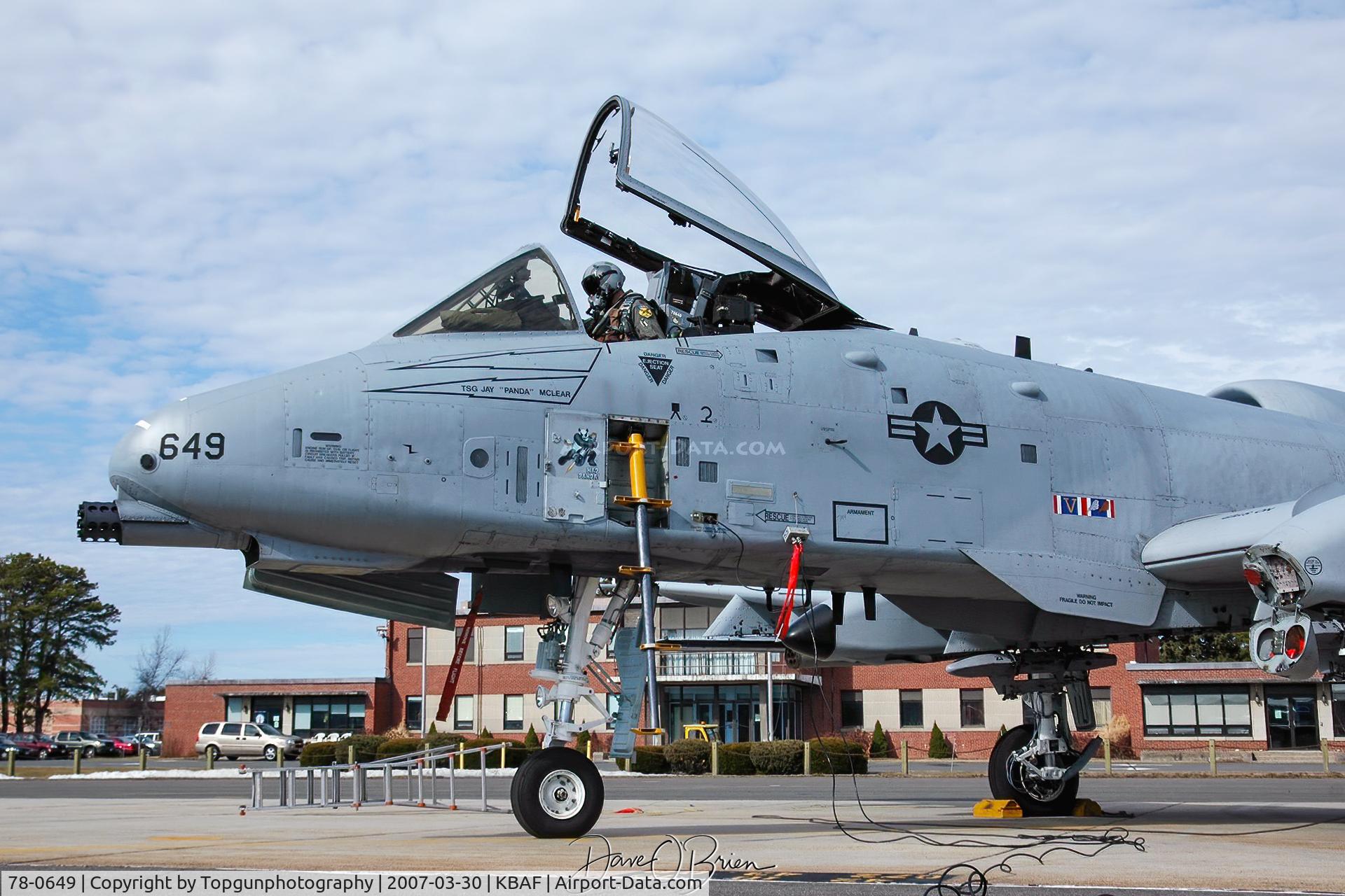 78-0649, 1978 Fairchild Republic A-10A Thunderbolt II C/N A10-0269, Preflight