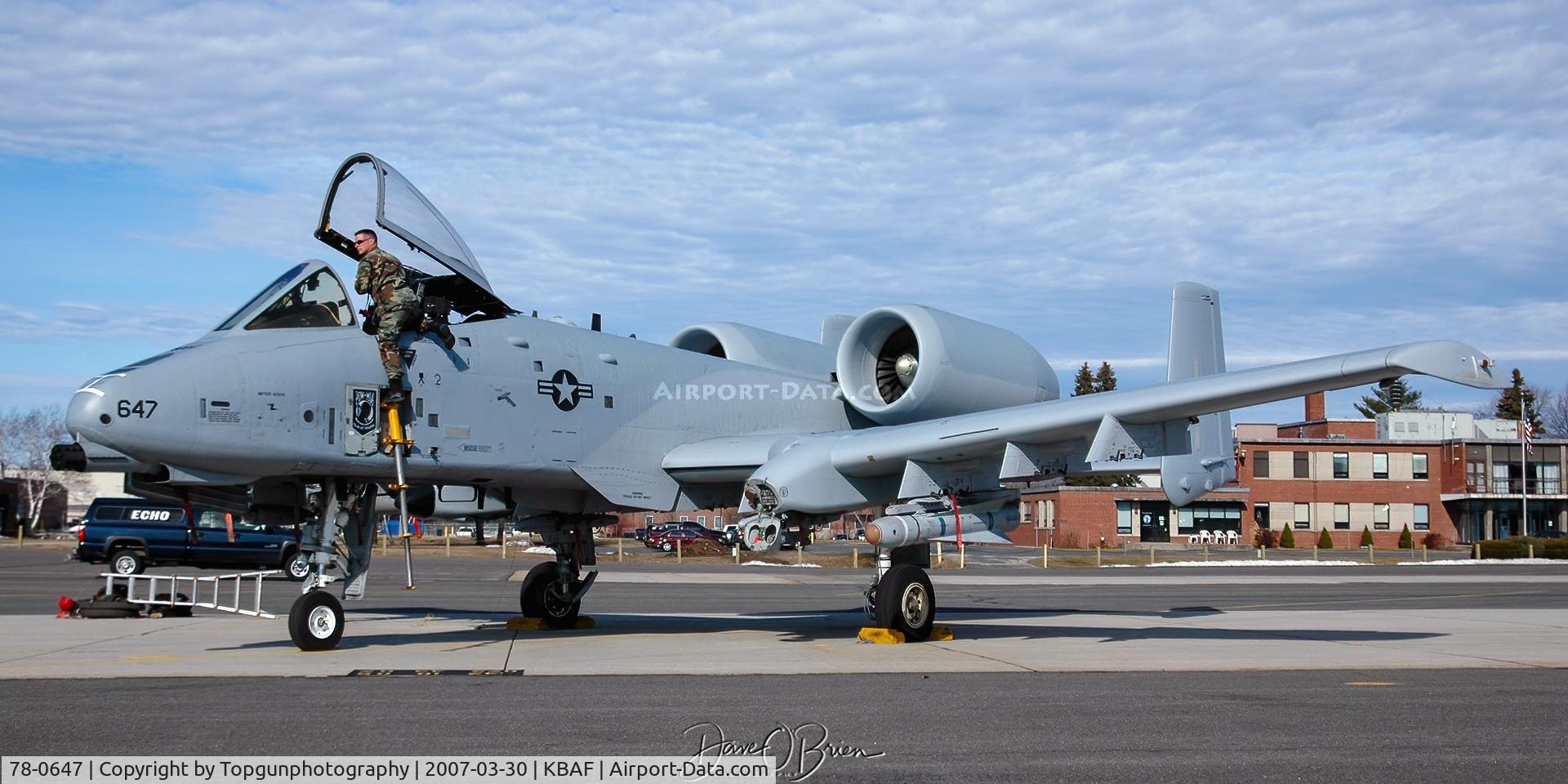 78-0647, 1978 Fairchild Republic A-10C Thunderbolt II C/N A10-0267, 104th FW