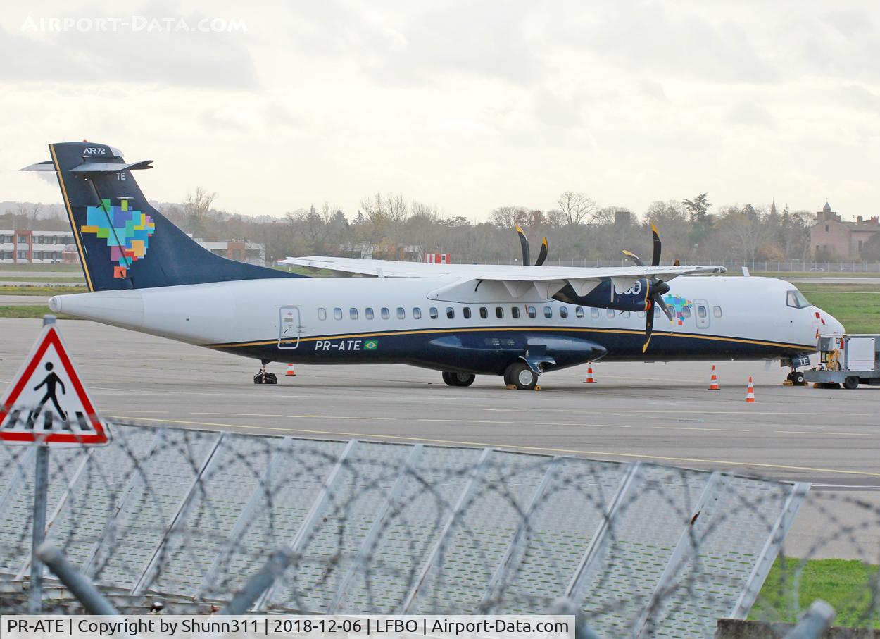 PR-ATE, 2011 ATR 72-600 C/N 972, Parked at the General Aviation area without AZUL titles. Returned to lessor...