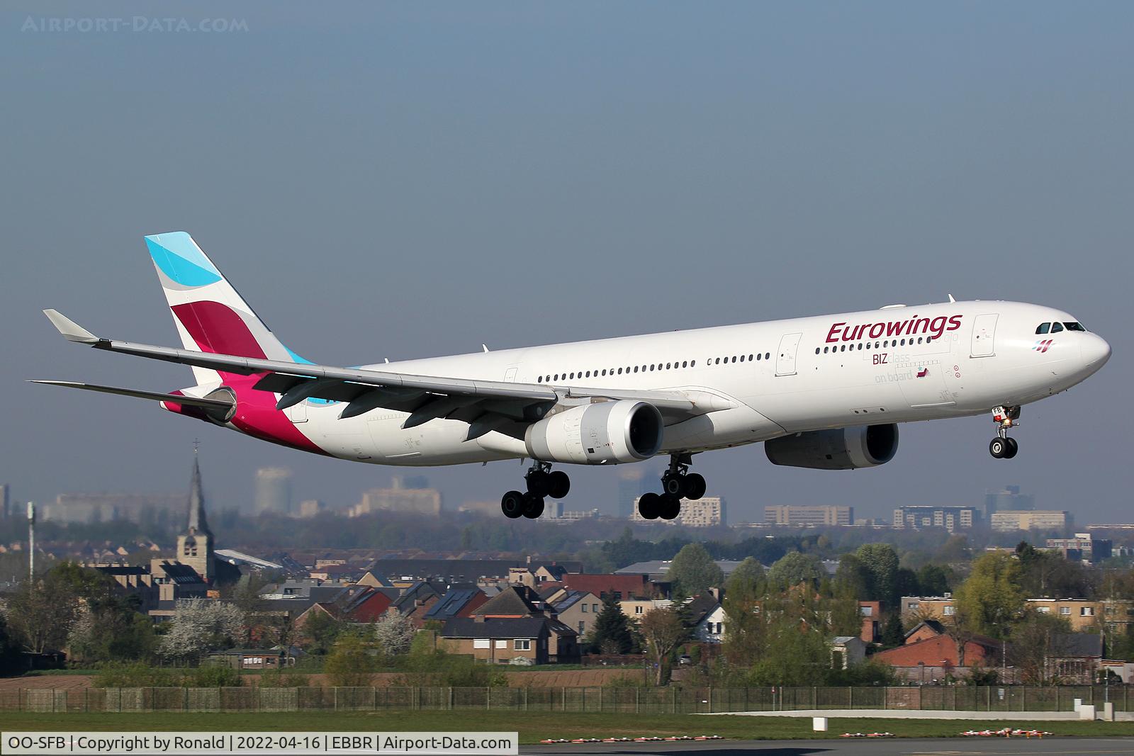 OO-SFB, 2008 Airbus A330-343X C/N 915, at bru