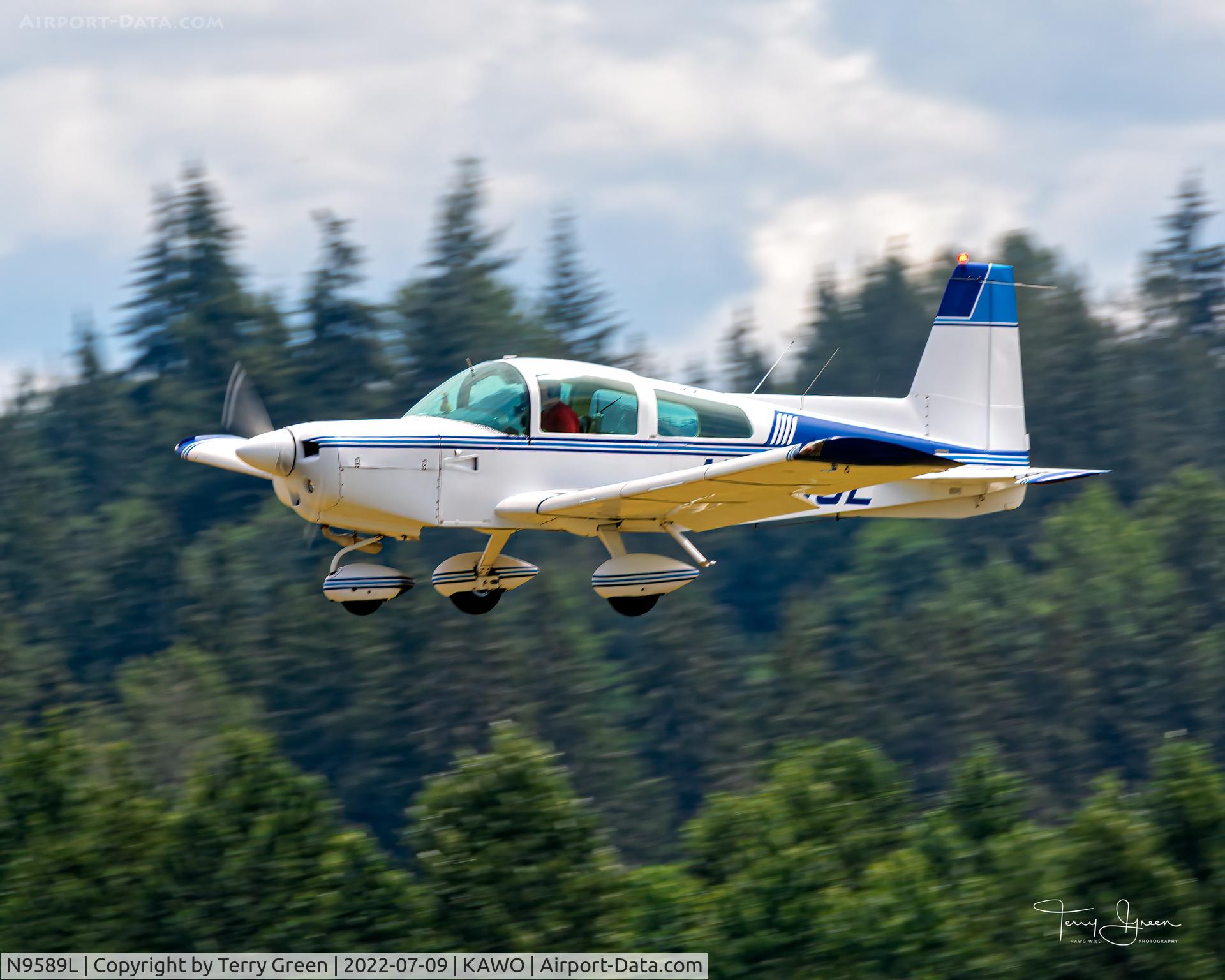 N9589L, 1974 Grumman American AA-5 Traveler C/N AA5-0589, KAWO