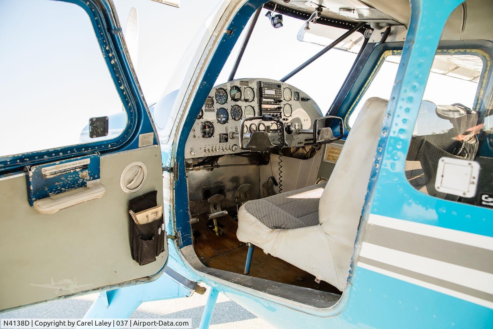 N4138D, 1958 Helio H-391B Courier C/N 090, Interior as of 2020.  Garmin 530, 335, King 165 (14V), 208 pending.
