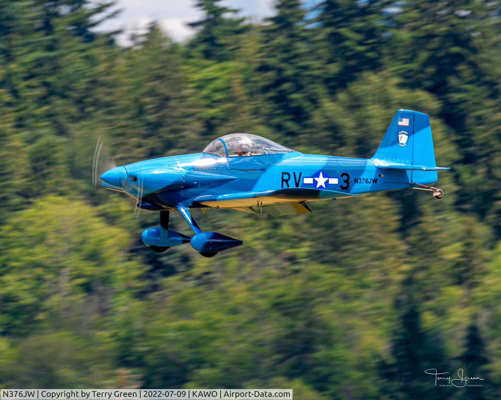 N376JW, 2008 Vans RV-3 C/N 11376, KAWO