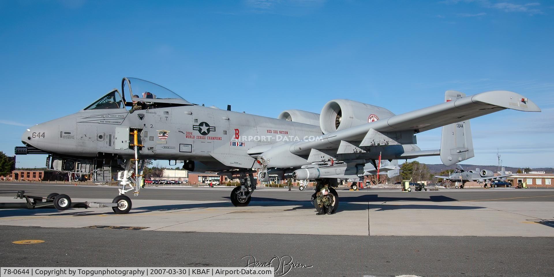 78-0644, 1978 Fairchild Republic A-10C Thunderbolt II C/N A10-0264, 104th FW Red Sox Nation