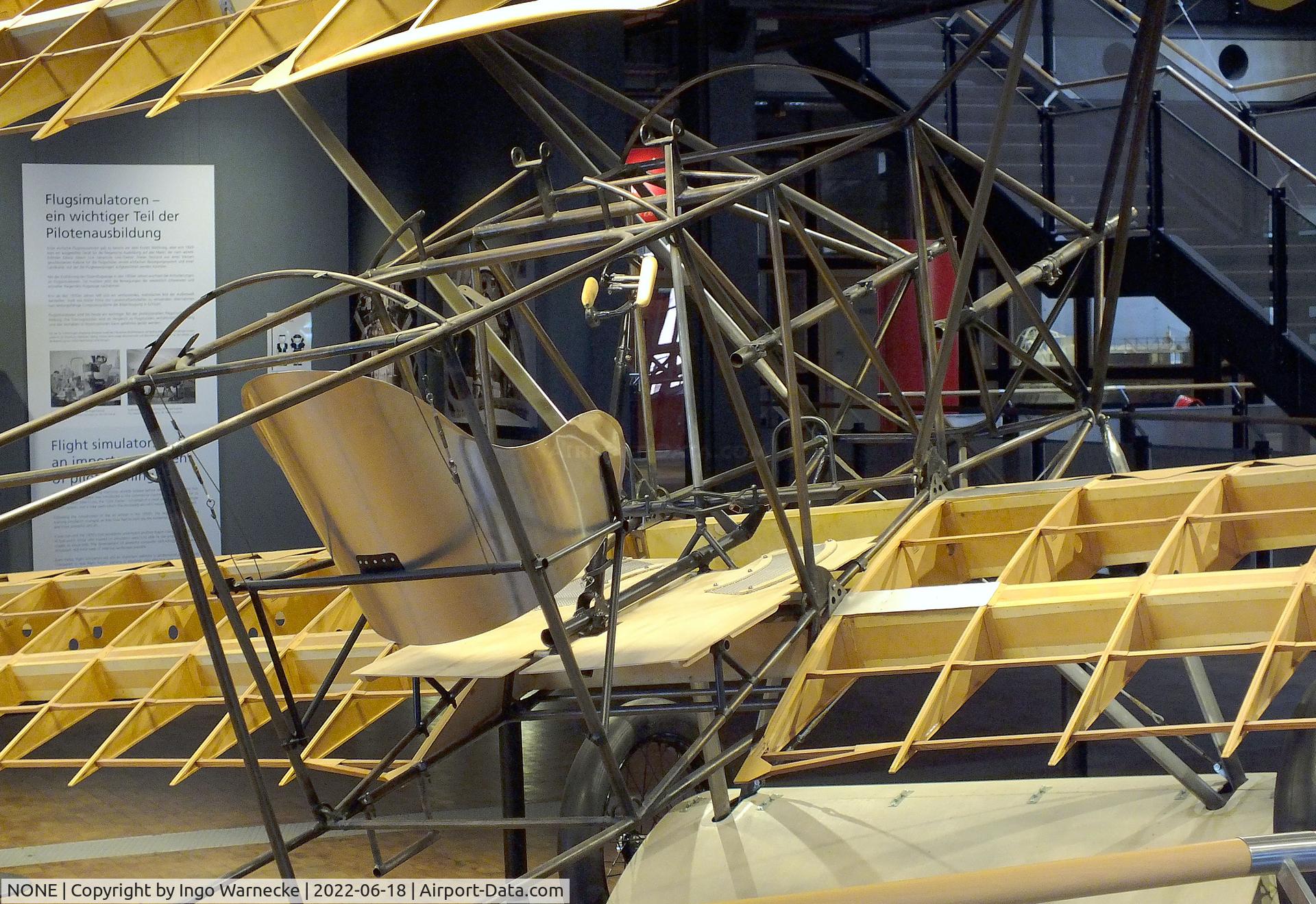 NONE, Fokker D VII replica C/N 001, Fokker D VII structural reconstruction (minus engine, cockpit instruments, outer skin and controls) at the Deutsches-Technikmuseum (DTM), Berlin
