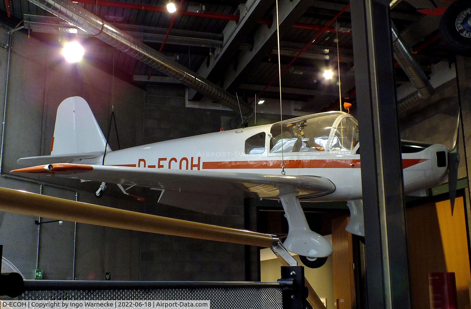 D-ECOH, 1959 Klemm Kl-107C C/N 129, Klemm Kl 107C at the Deutsches-Technikmuseum (DTM), Berlin