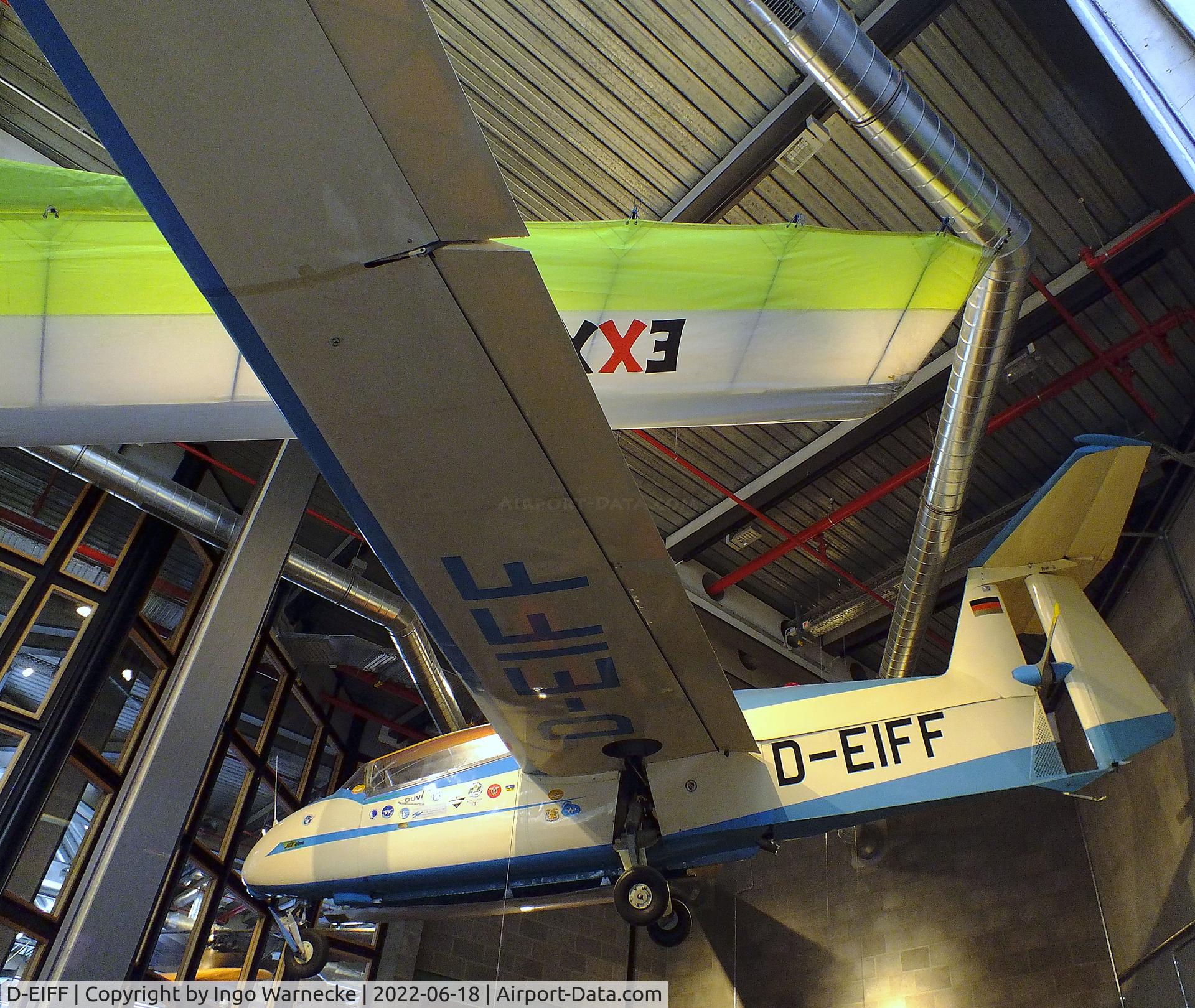 D-EIFF, 1959 Rhein Flugzeugbau RW3-P75 Multoplan C/N 009, Rhein-Flugzeugbau (Fischer) RW-3-P75 Multoplan at the Deutsches-Technikmuseum (DTM), Berlin