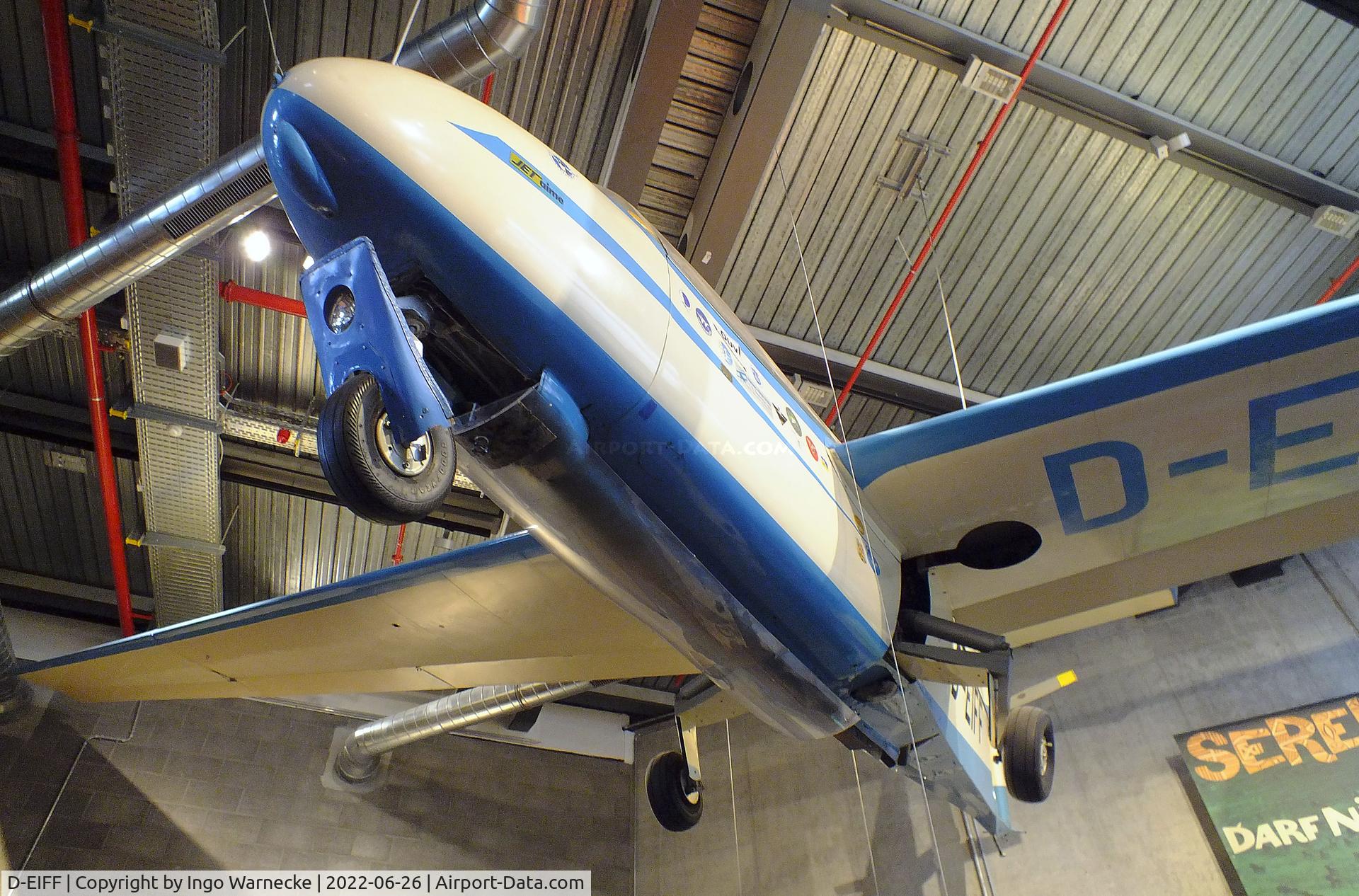 D-EIFF, 1959 Rhein Flugzeugbau RW3-P75 Multoplan C/N 009, Rhein-Flugzeugbau (Fischer) RW-3-P75 Multoplan at the Deutsches-Technikmuseum (DTM), Berlin